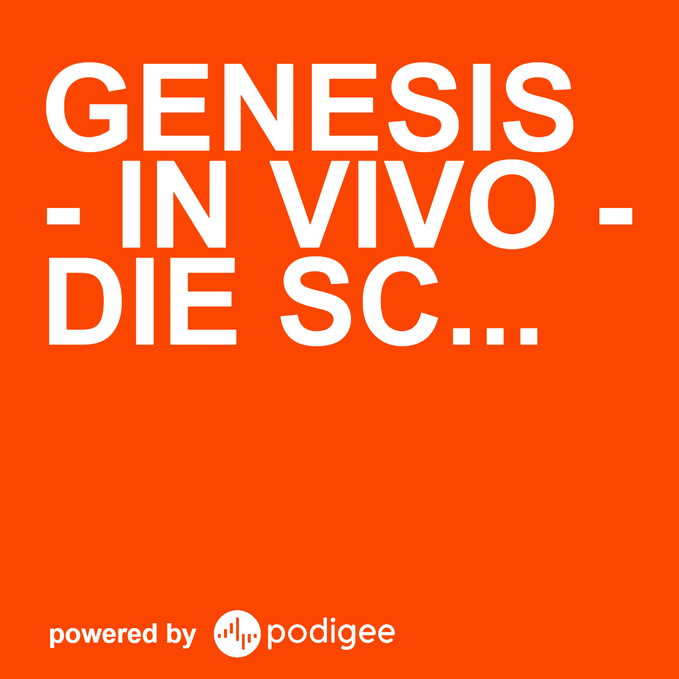 GENESIS - IN VIVO - Die Schrift im Geschehen
