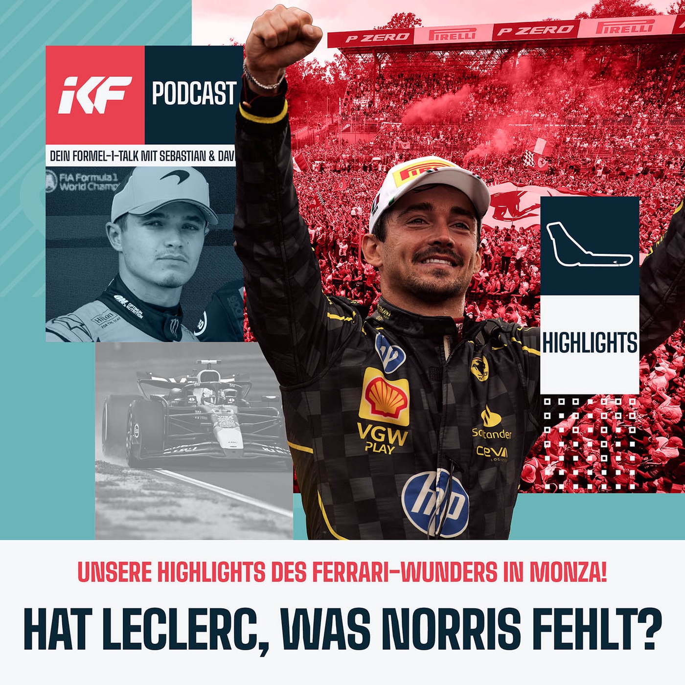 Hat Leclerc, was Norris fehlt? Unsere Highlights aus Monza.