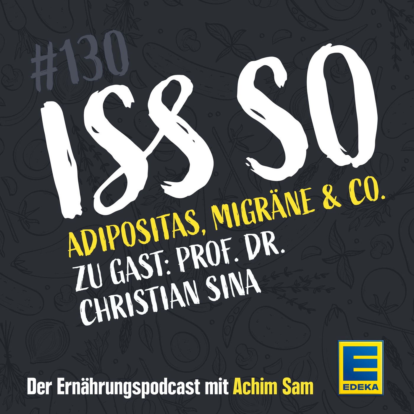 130: Adipositas, Migräne & Co. – Wie Ernährung Krankheiten beeinflusst – Zu Gast: Prof. Dr. Christian Sina