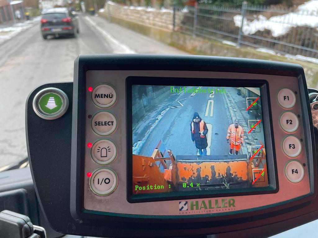 Christbaumentsorgung in Coburg - Eine Fahrt mit dem CEB