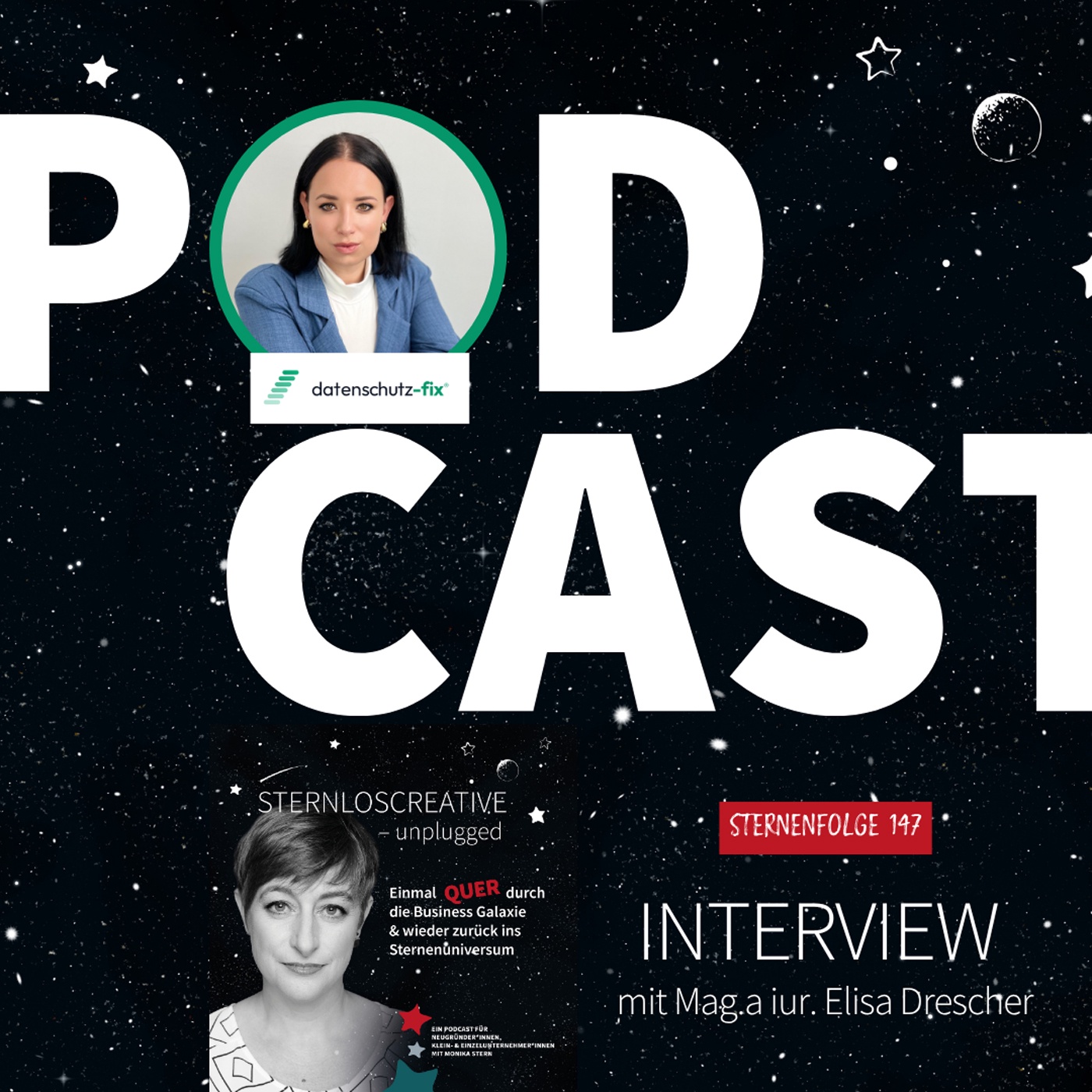 Sternenfolge 147_KI-Hype, Datenschutz und Cloud-Cowork-Interview mit Mag.a iur. Elisa Drescher