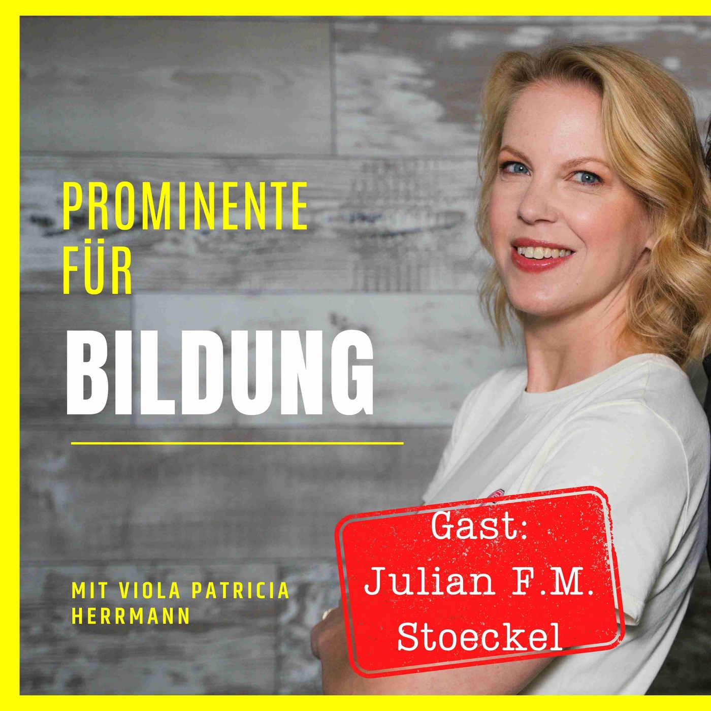 Ich werde Kultusministerin! Im Gespräch mit Julian F.M.Stoeckel