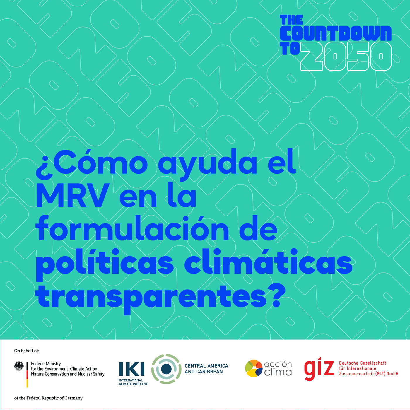 ¿Cómo puede el MRV ayudar en la formulación de políticas transparentes?