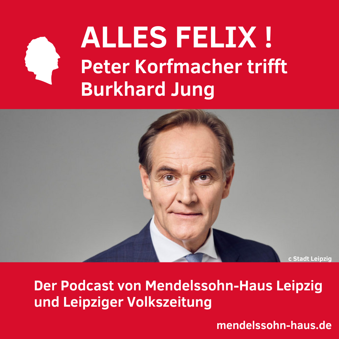 Peter Korfmacher trifft Burkhard Jung, Oberbürgermeister der Stadt Leipzig