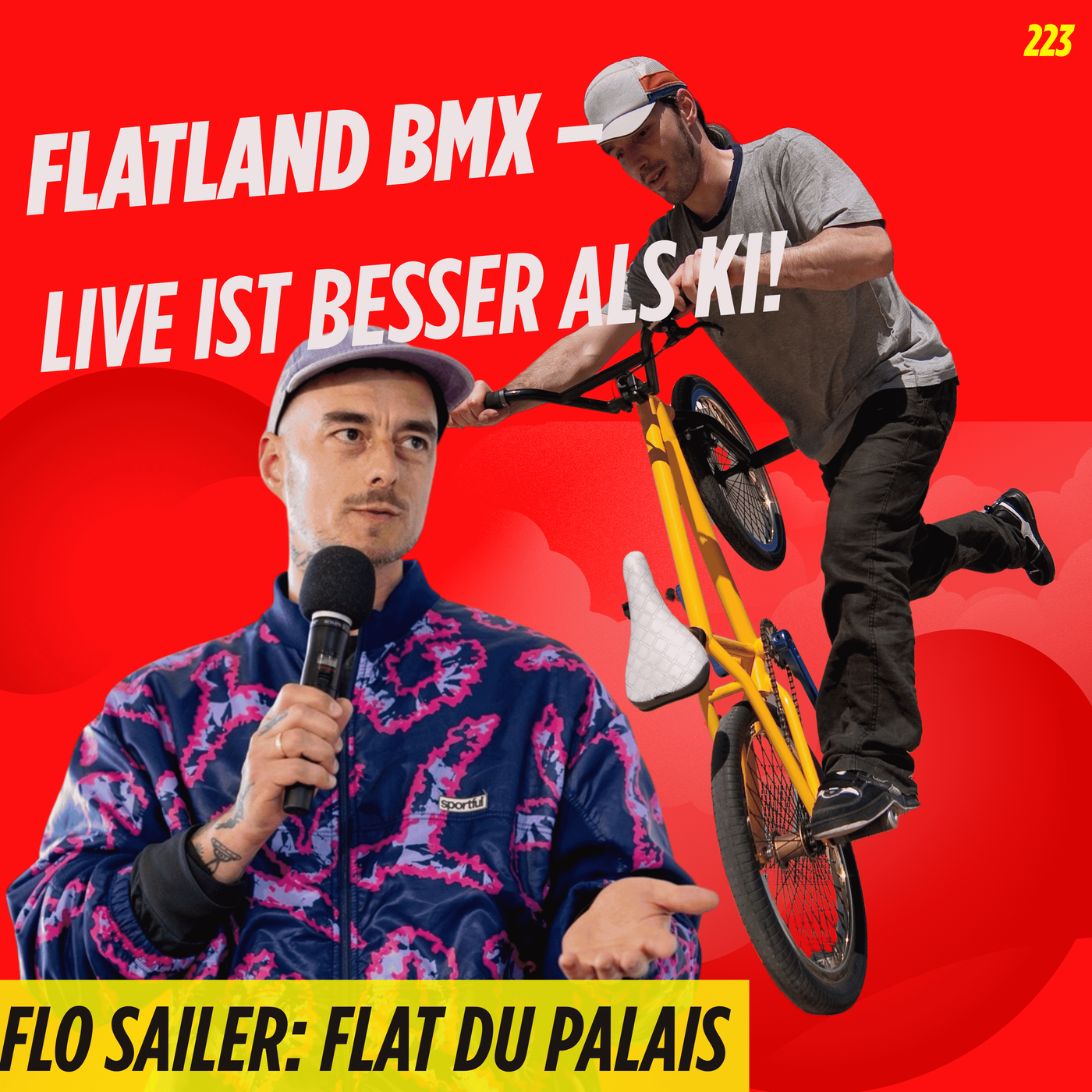 Flatland BMX – Live ist besser als KI. Flo Sailer, Flat du Palais Stuttgart