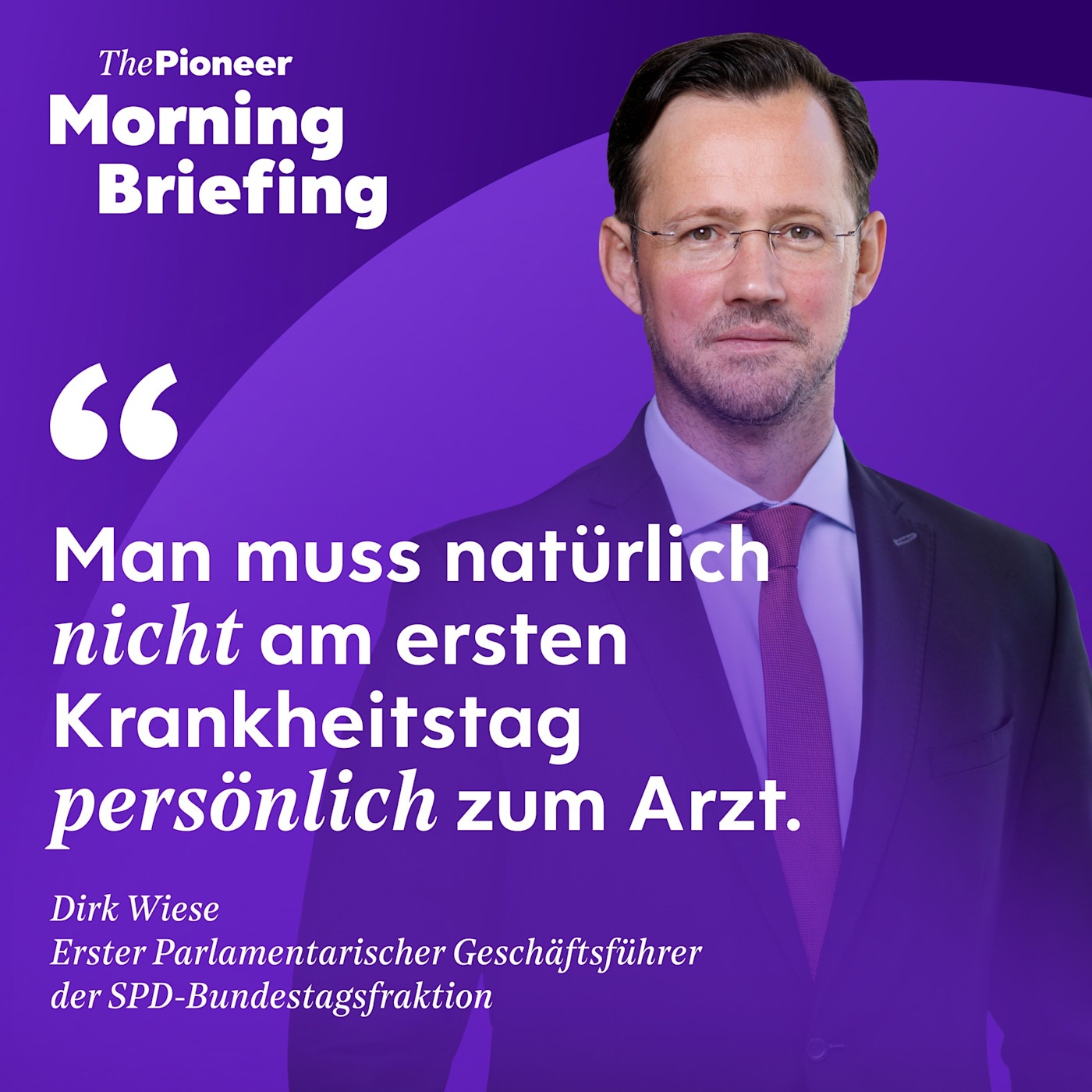 Der Goldesel des Lars Klingbeil | Dirk Wiese zu Krankschreibung | WM: Trump und die Rote Karte