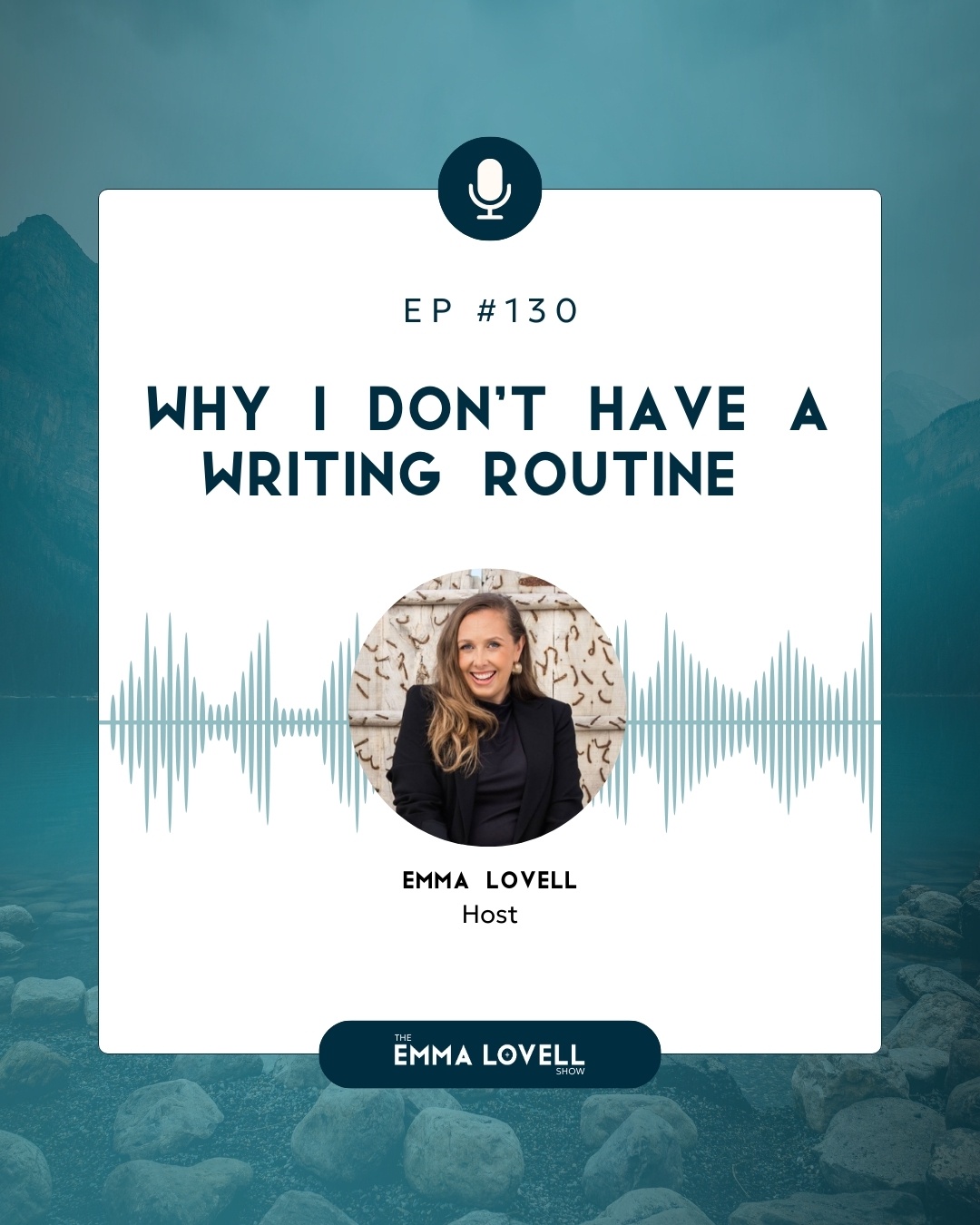 Why I don't have a writing routine