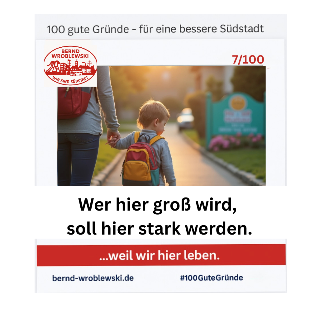 Wer hier groß wird, soll hier stark werden