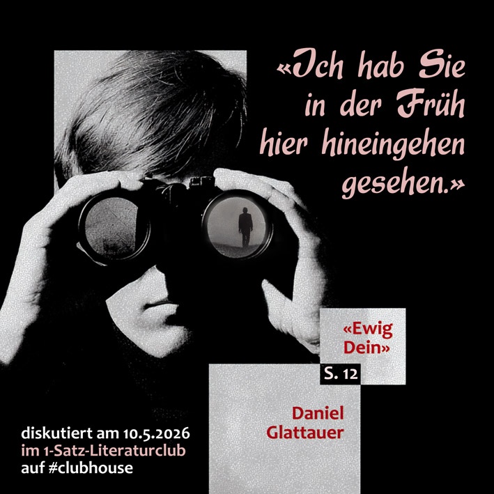 «Ich hab Sie in der Früh hier hineingehen gesehen.»