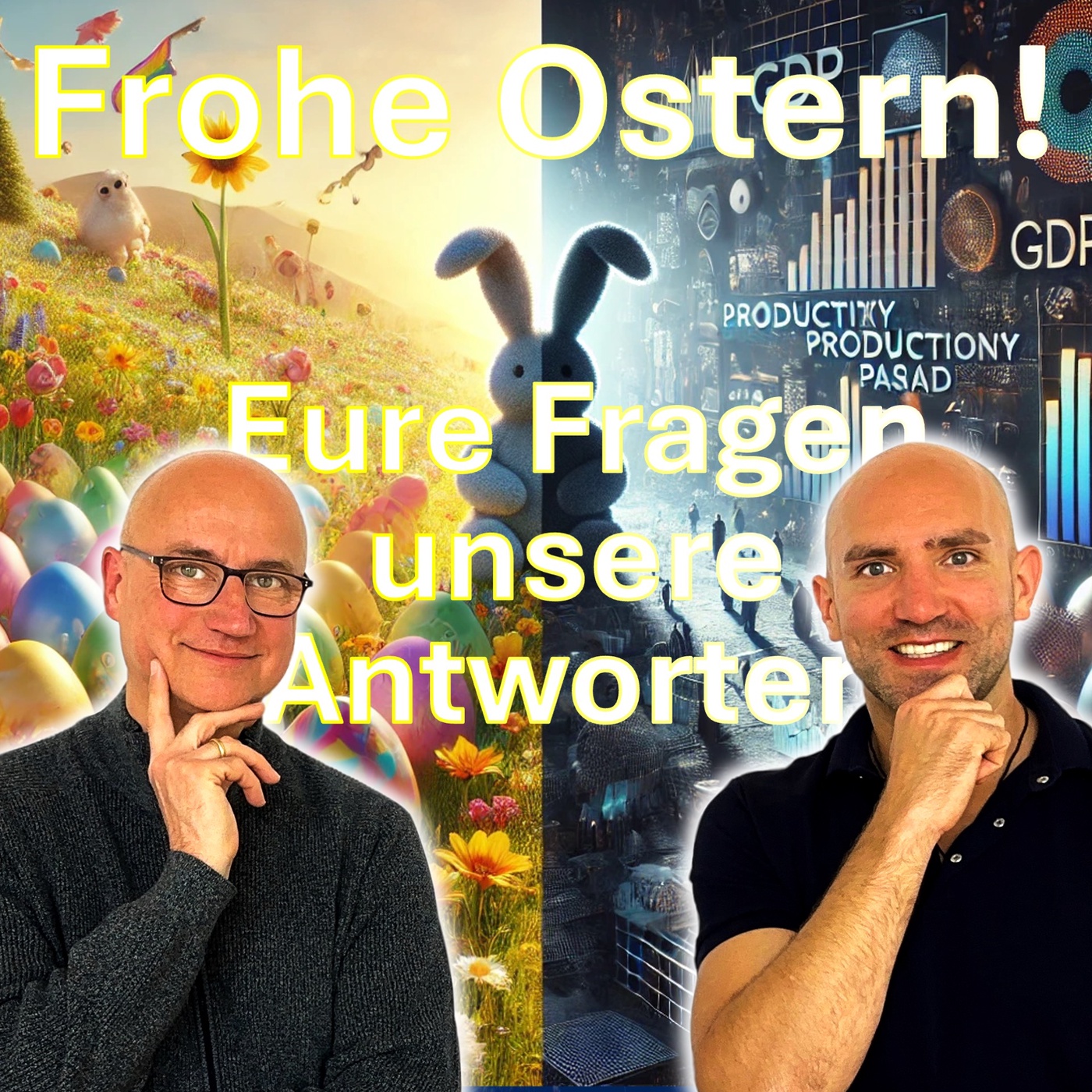 #25 Geister-GDP, Produktivitätsparadox & bedingungsl. Grundeinkommen: Eure Fragen, unsere Antworten!