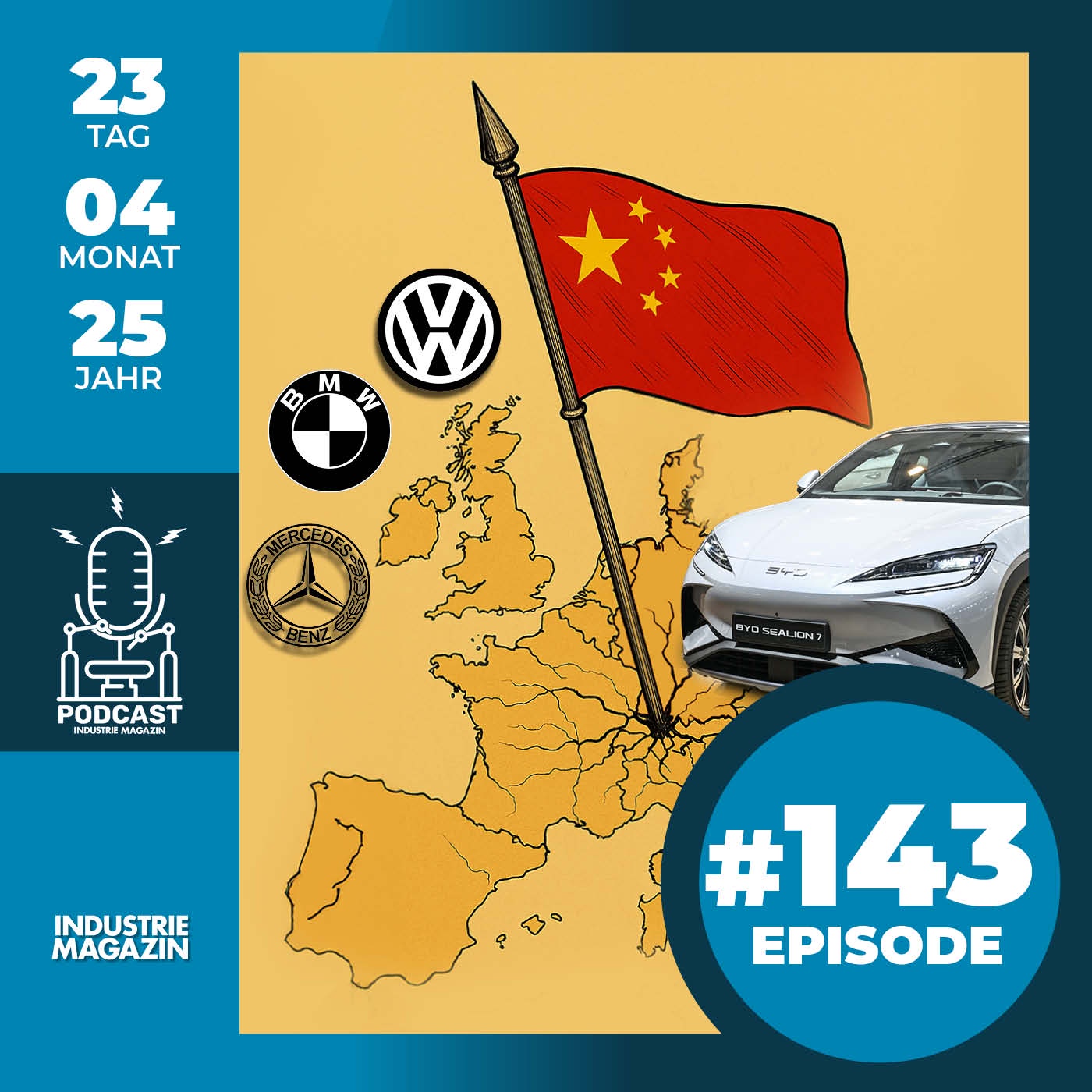 BYD will 2025 Europa weiter erobern: VW, BMW und Mercedes im Visier der Chinesen