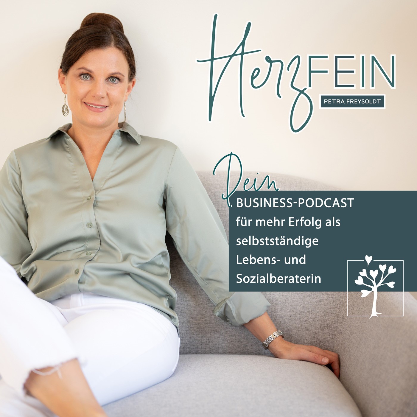 Herzfein ∙ Dein Business-Podcast für mehr Erfolg als selbstständige Lebens- und Sozialberaterin