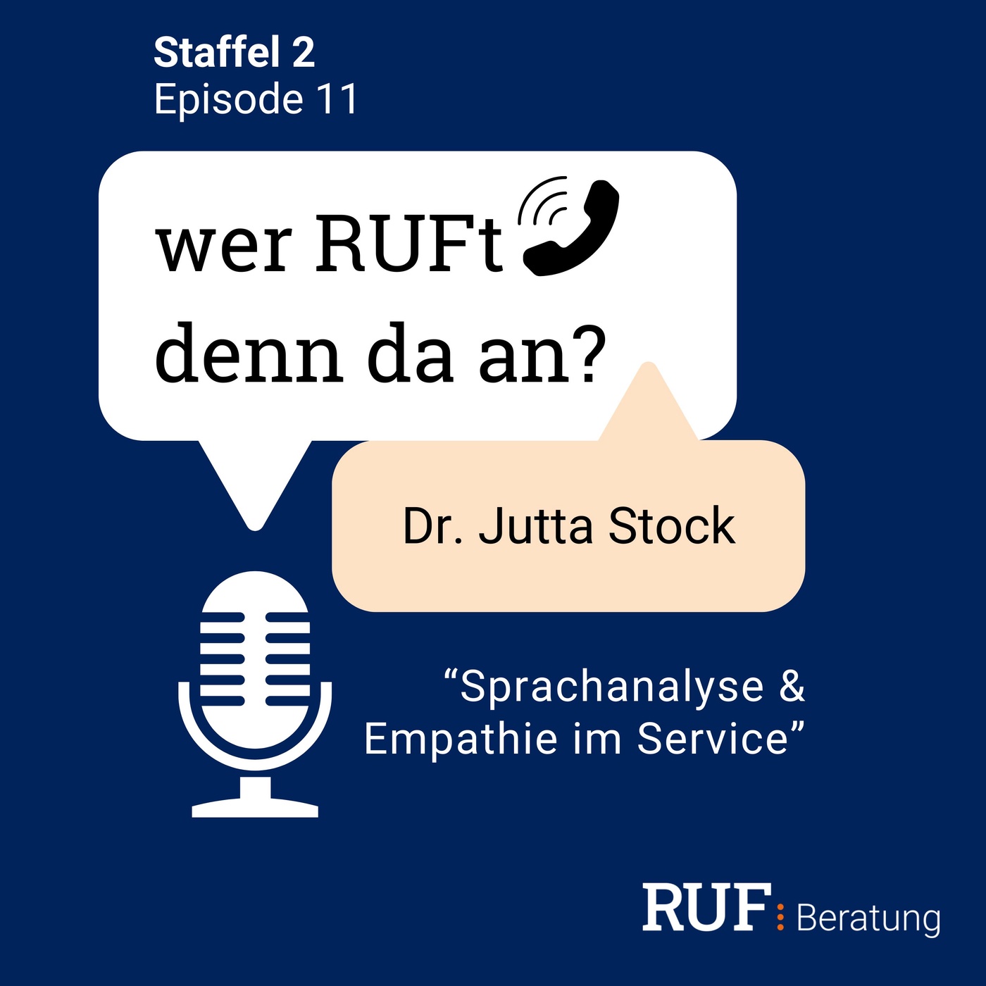 Sprachanalyse & Empathie im Service – Gast: Jutta Stock
