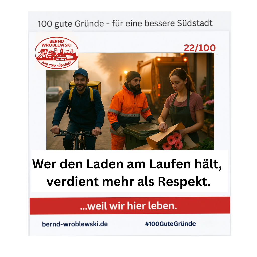 Wer den Laden am Laufen hält, verdient mehr als Respekt