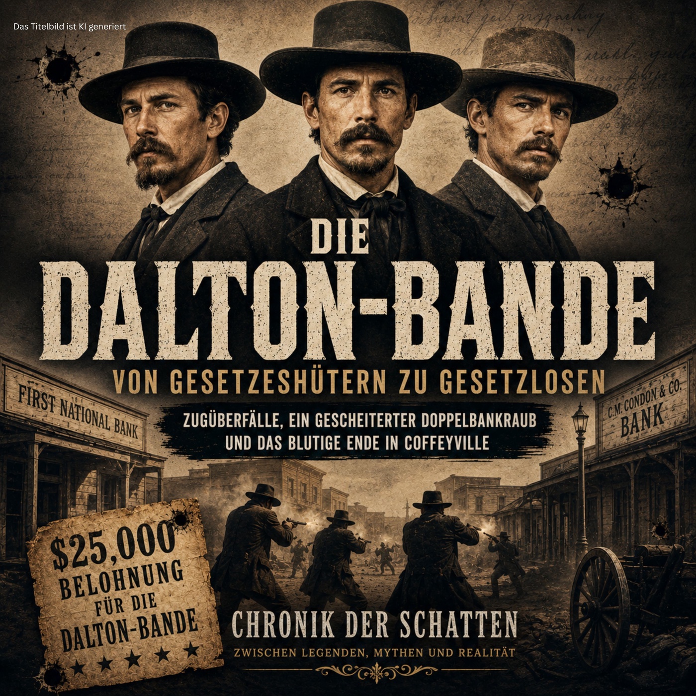 Die Dalton-Bande: Von Gesetzeshütern zu Gesetzlosen