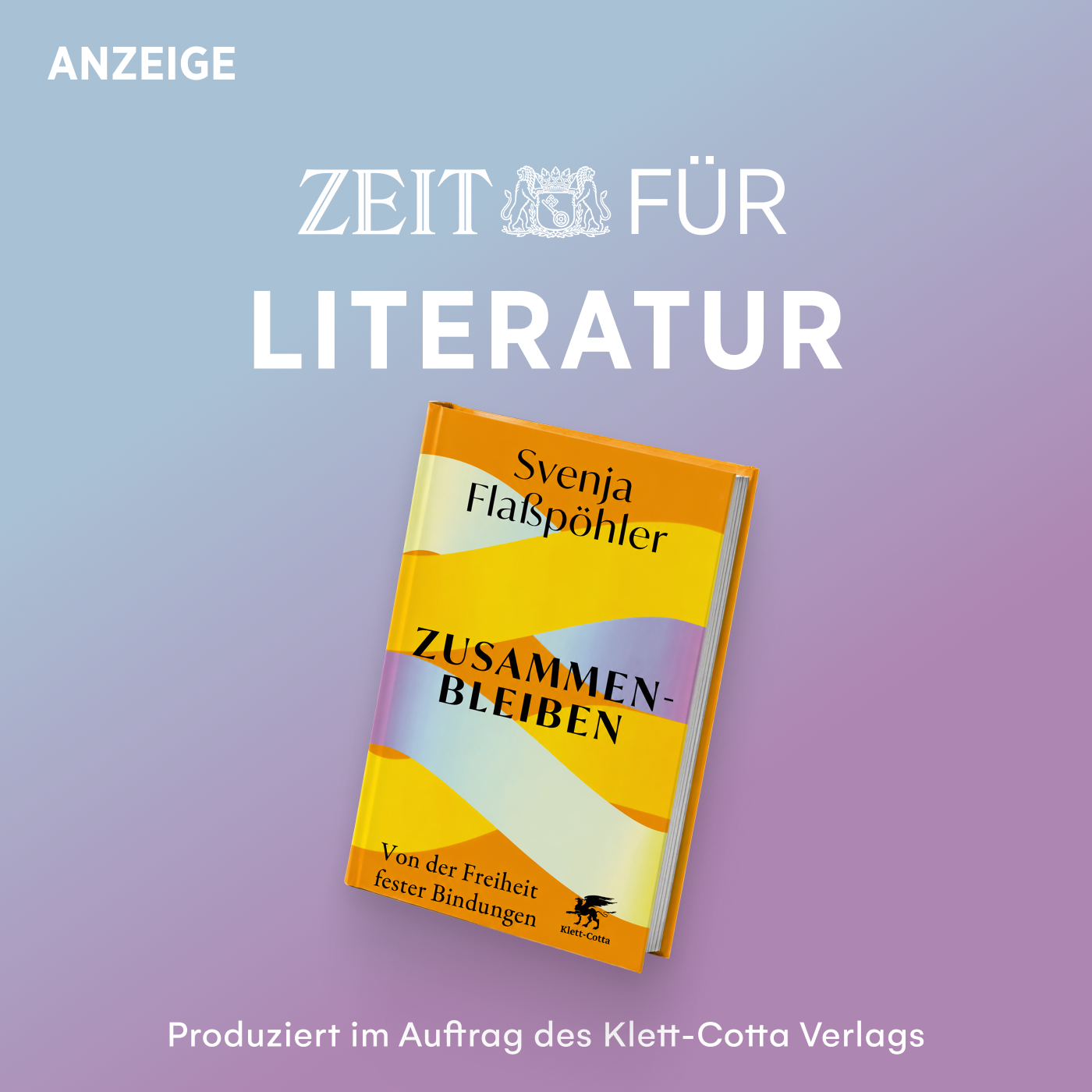 ZEIT für Literatur mit Svenja Svenja Flaßpöhler