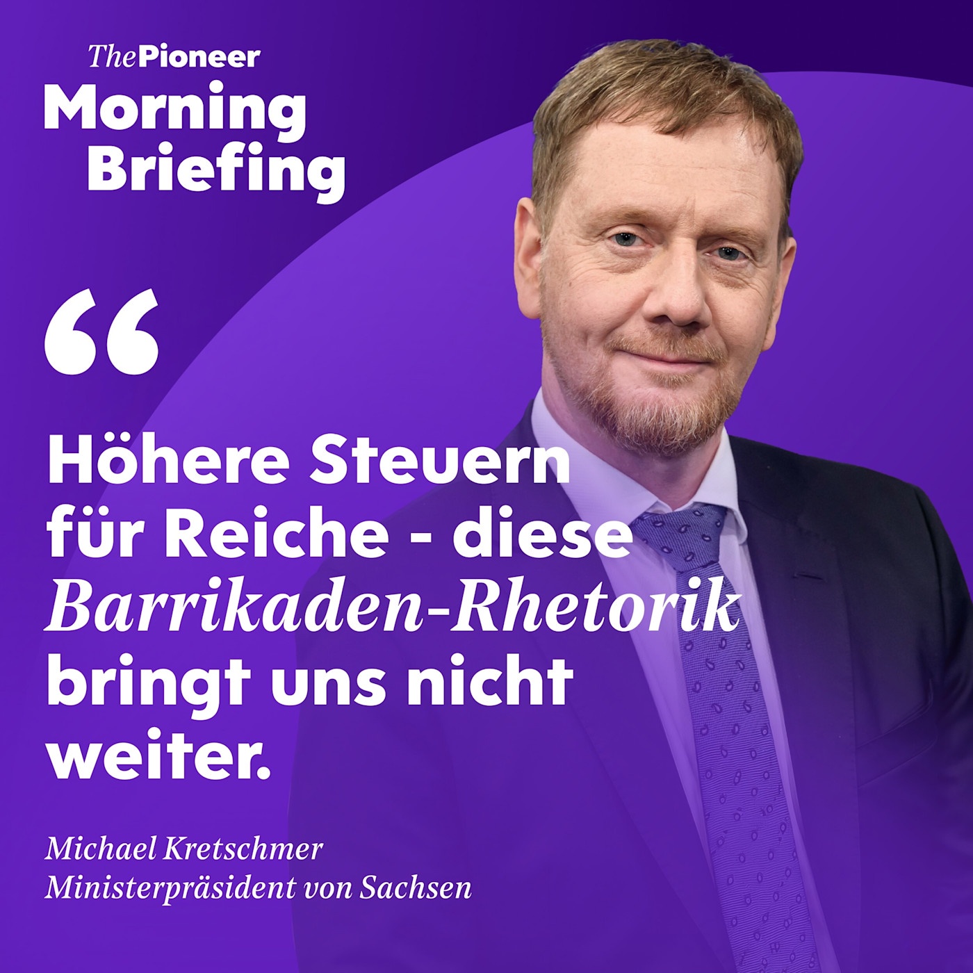 Michael Kretschmer: „Barrikaden-Rhetorik bringt uns nicht weiter” | Söders Verwandlungen | US-Immobilien