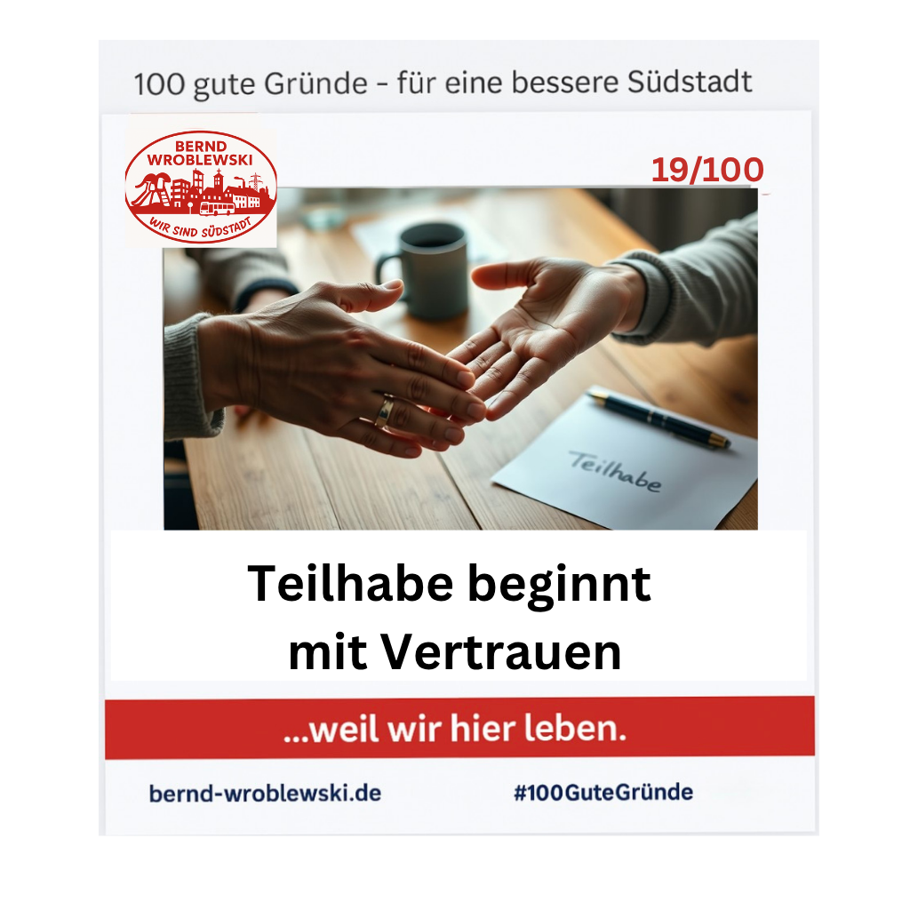 Teilhabe beginnt mit Vertrauen – Stimme aus der Südstadt