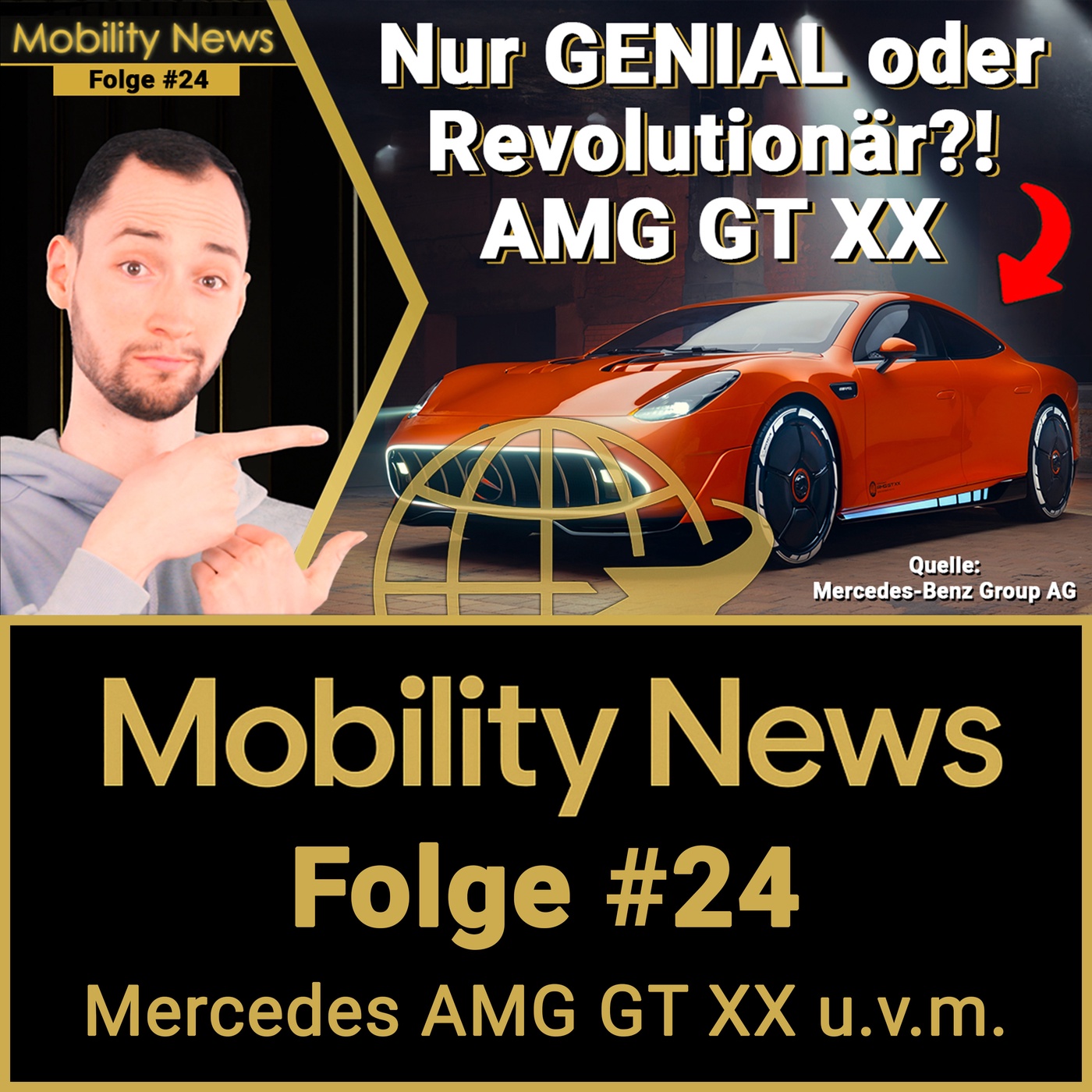 Mercedes AMG GT XX: 400km Reichweite in 5 Minuten! Echter KÖNNER oder heiße LUFT?! | Mobility News #24