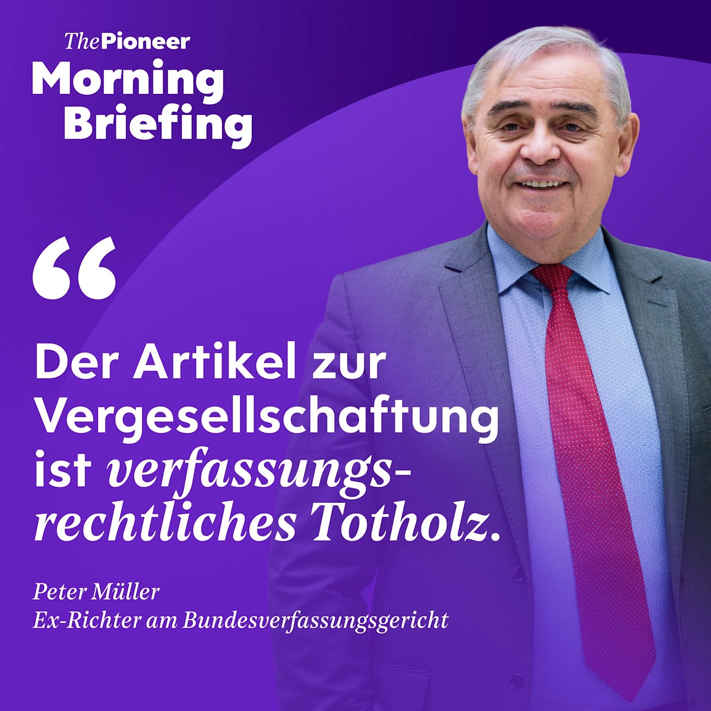 Ex-Verfassungsrichter Müller zu Enteignungen: „Artikel 15 ist verfassungsrechtliches Totholz“ | Deutschland wird gut. Wetten? | Rod Stewart