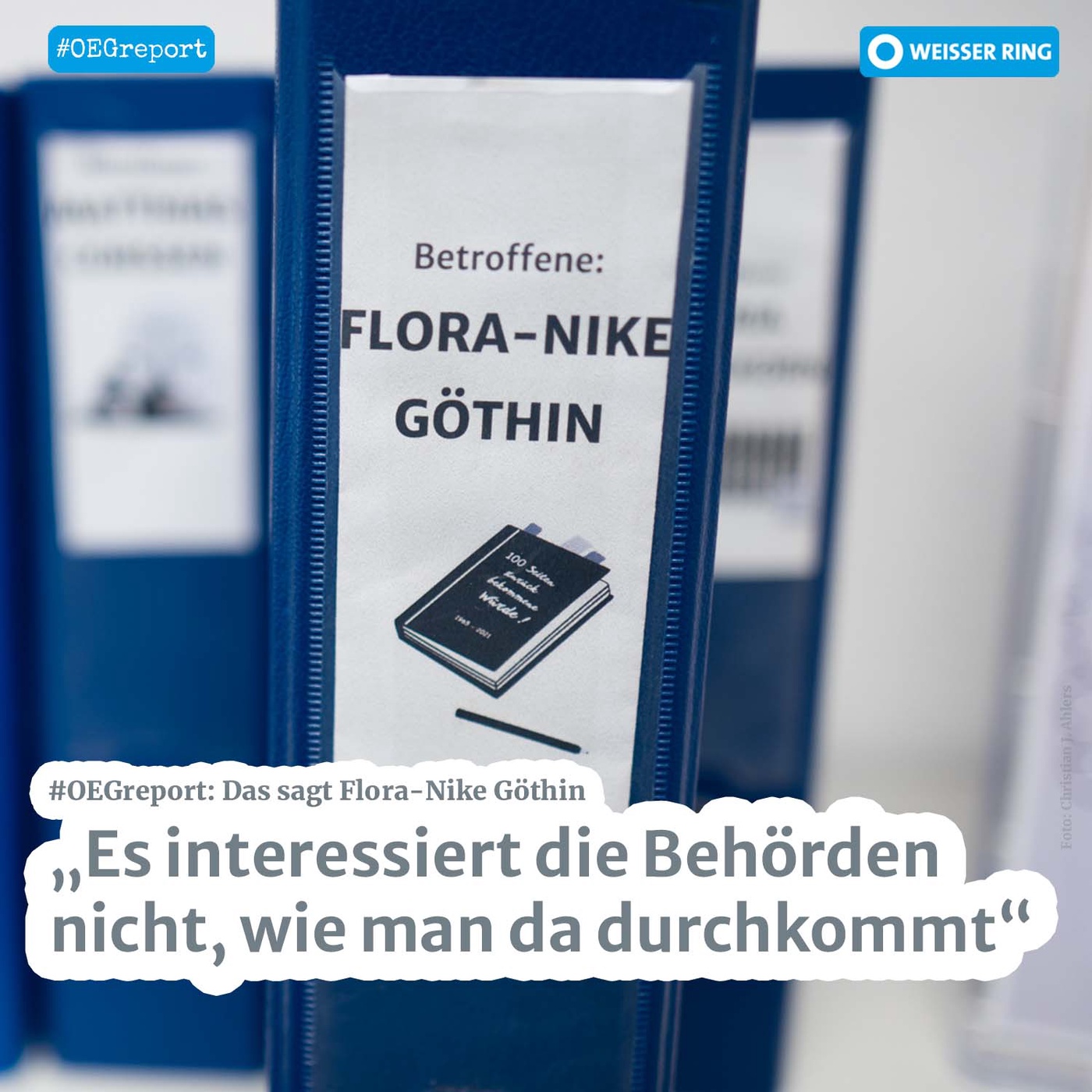 Flora-Nike Göthin: „Es interessiert die Behörden nicht, wie man da durchkommt