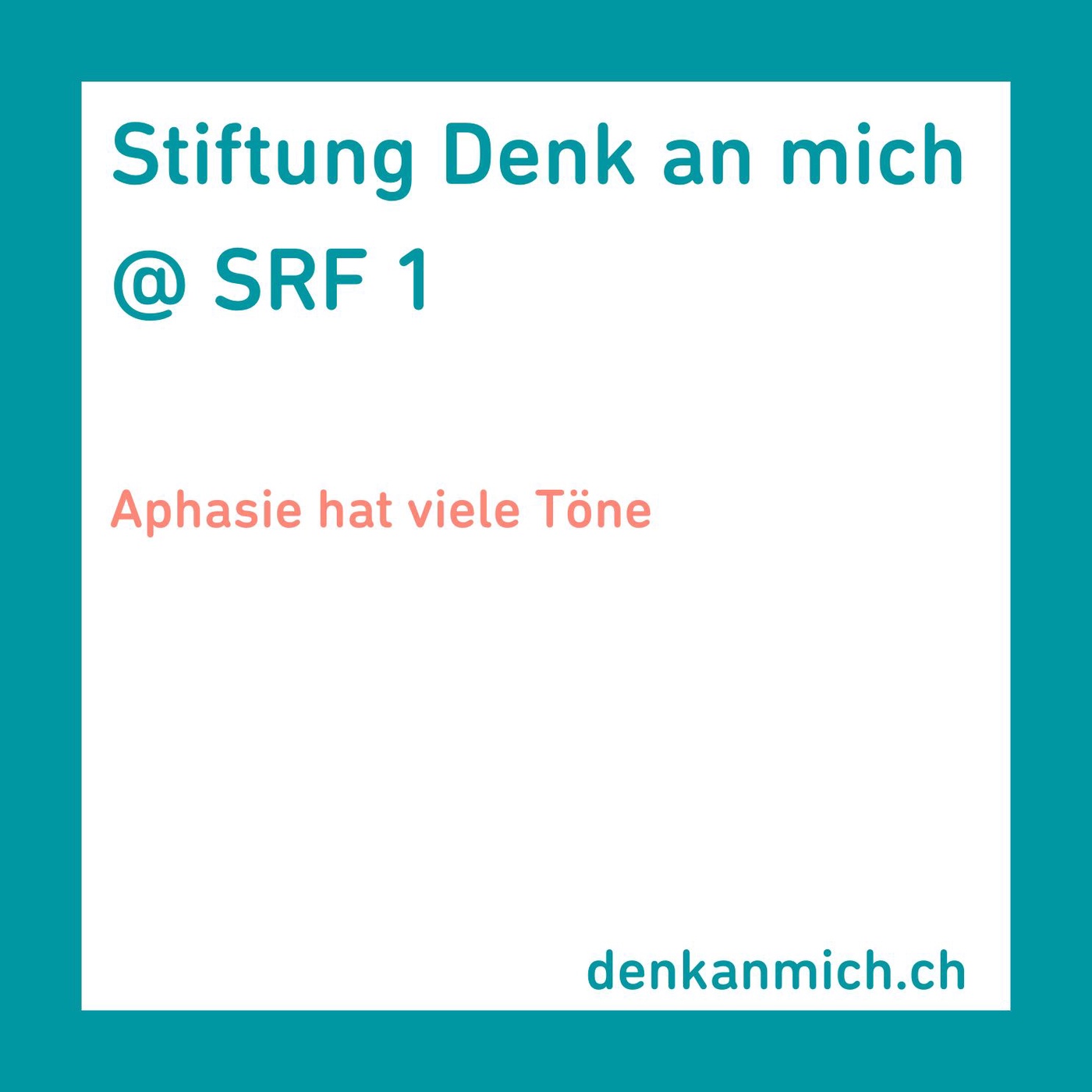 Aphasie hat viele Töne