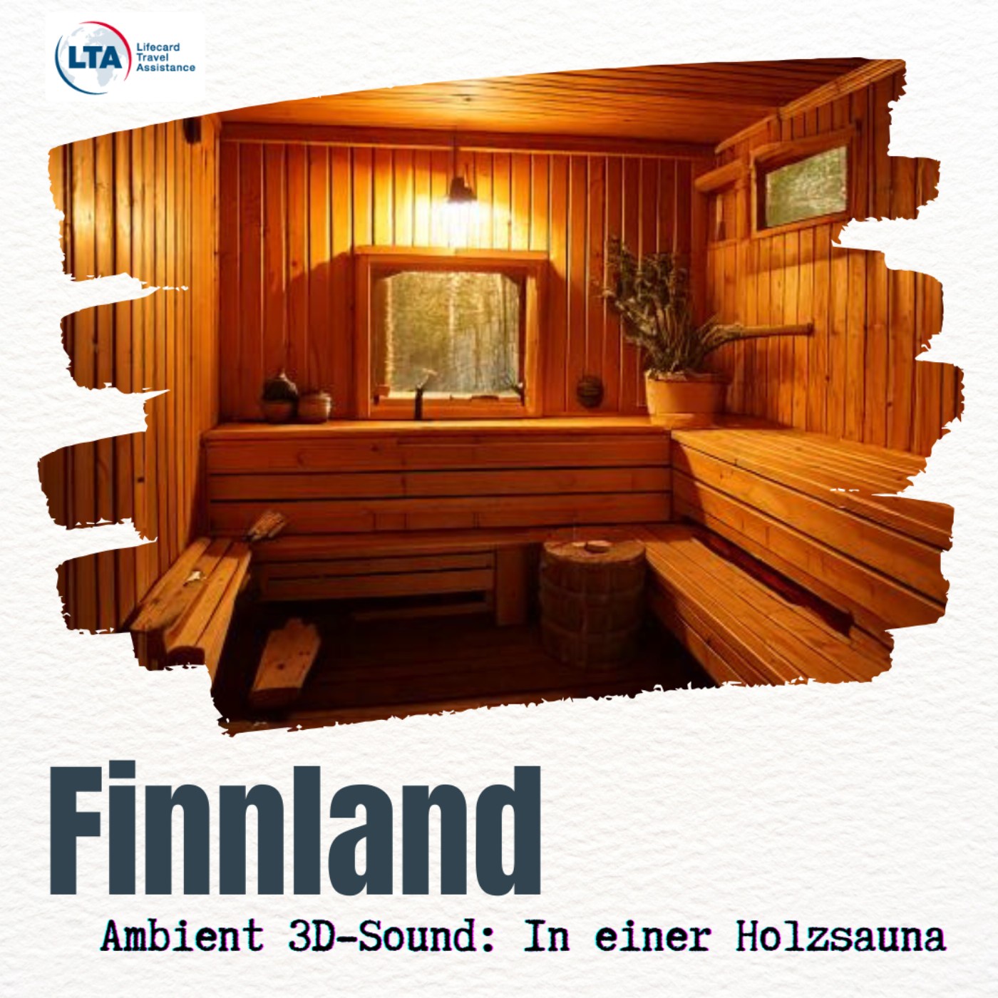 ASMR In einer finnischen Sauna mit Holzofen: Ambient 3D-Sound zum Einschlafen