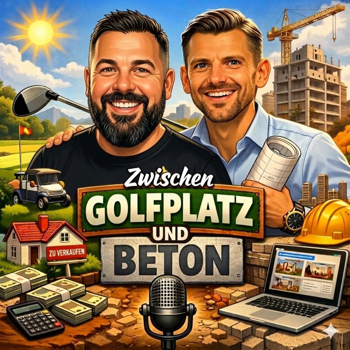 Zwischen Golfplatz und Beton