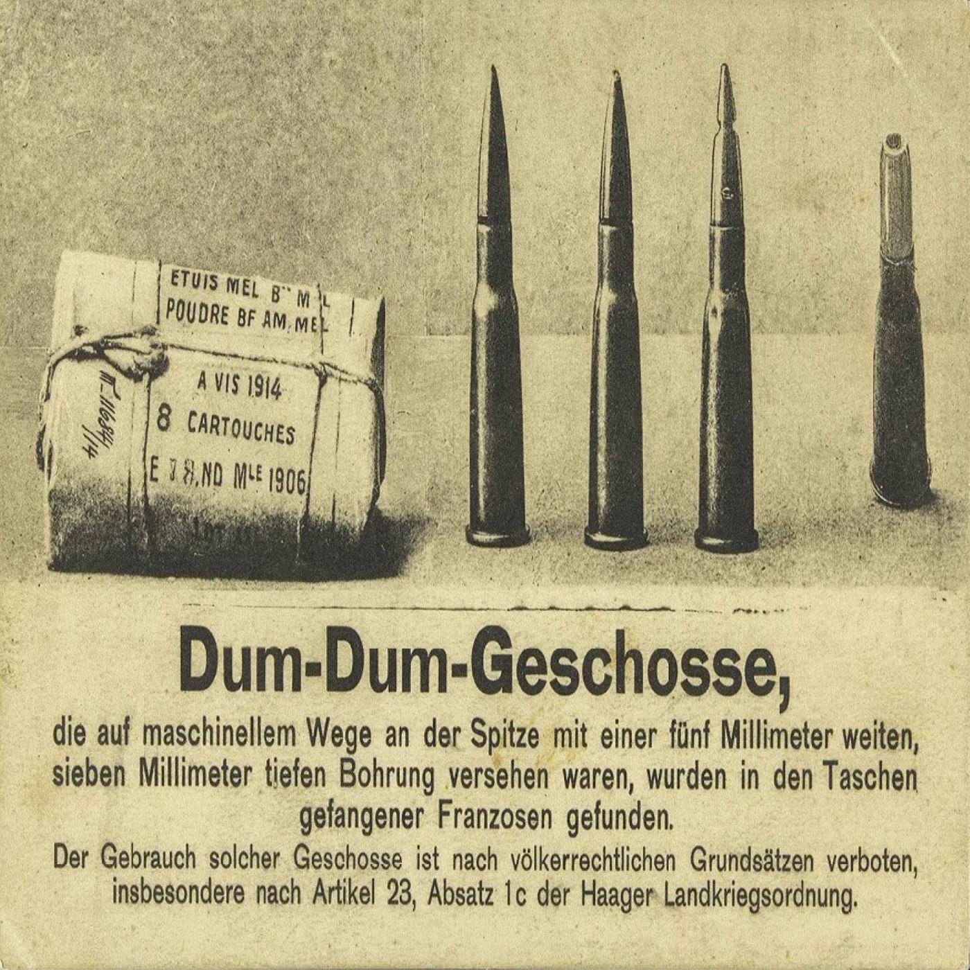 Y-054: Weltkriegspropaganda auf einer Postkarte der Druckerei Schaar & Dathe (1914)