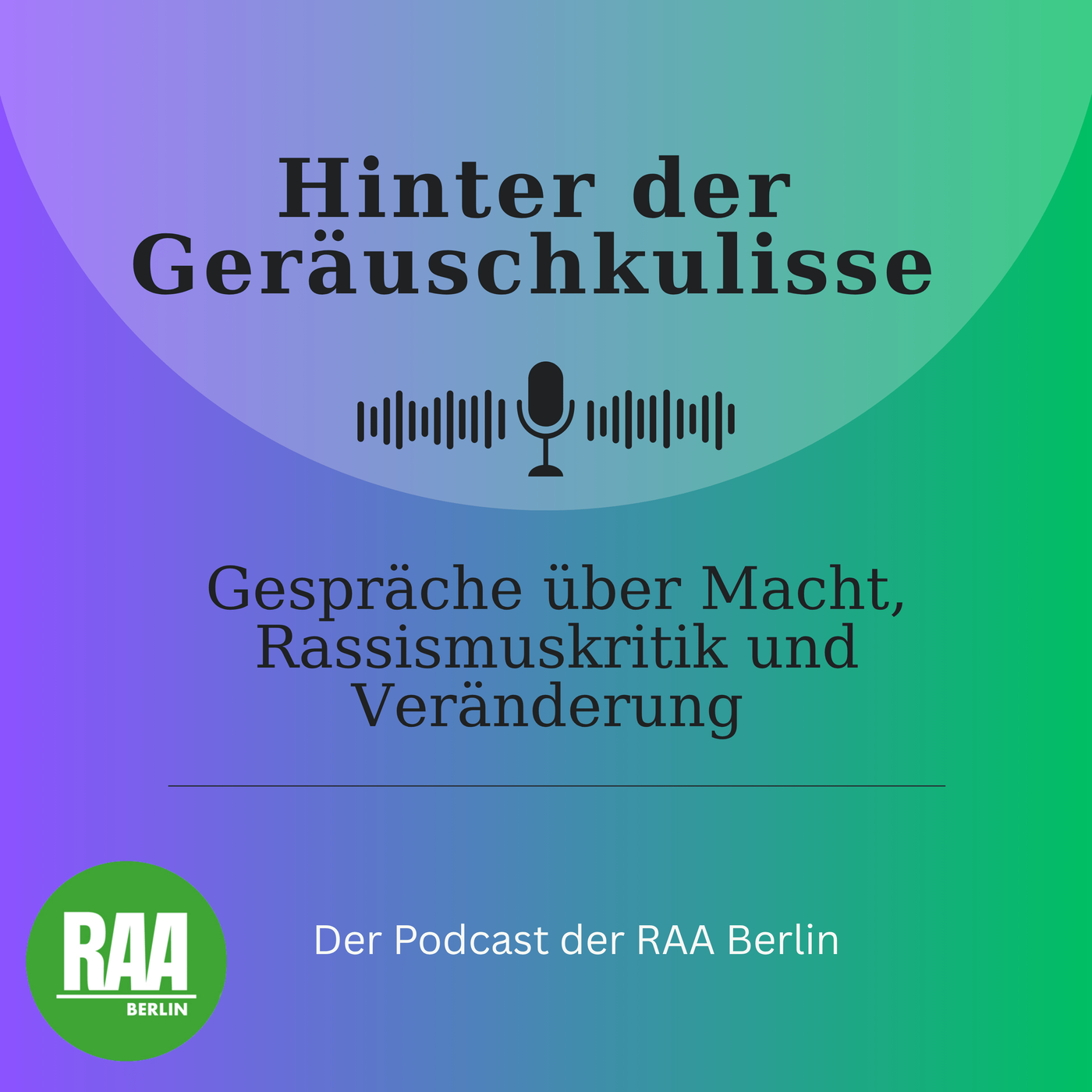 Hinter der Geräuschkulisse - Gespräche über Macht, Rassismuskritik und Veränderung