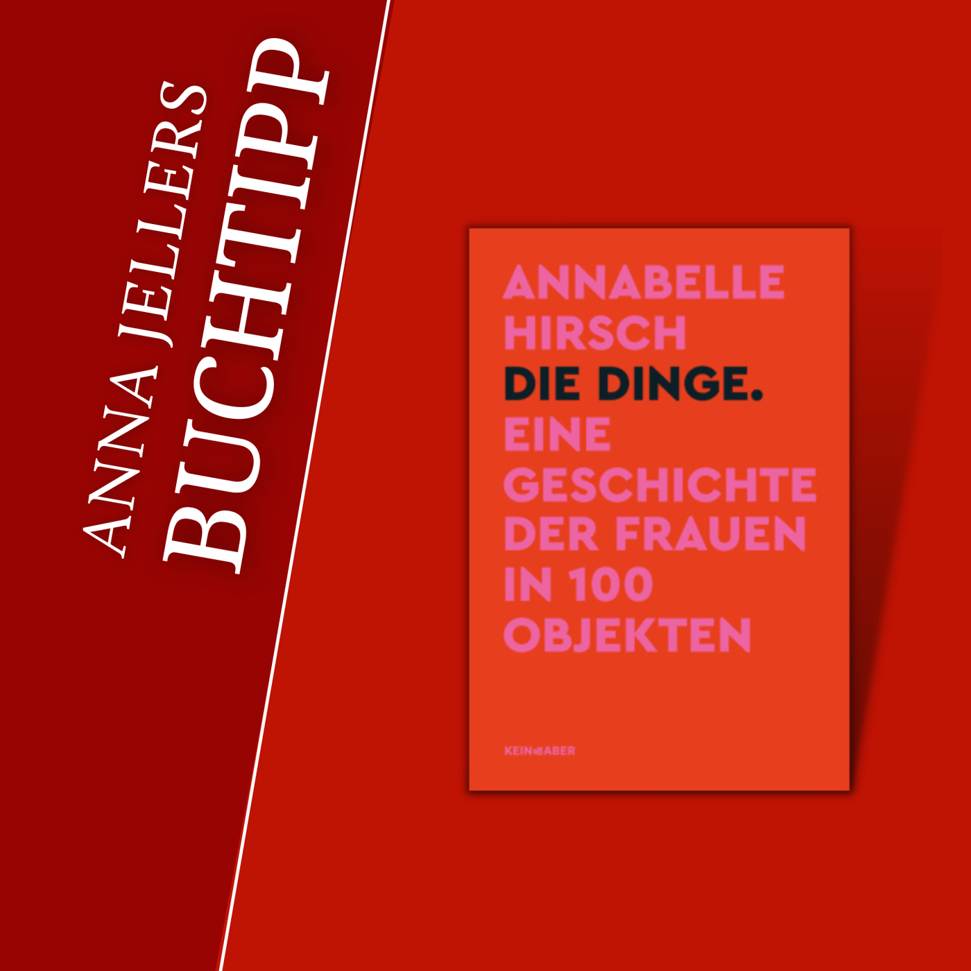 Anna Jellers Buchtipp | Annabelle Hirsch: Die Dinge.