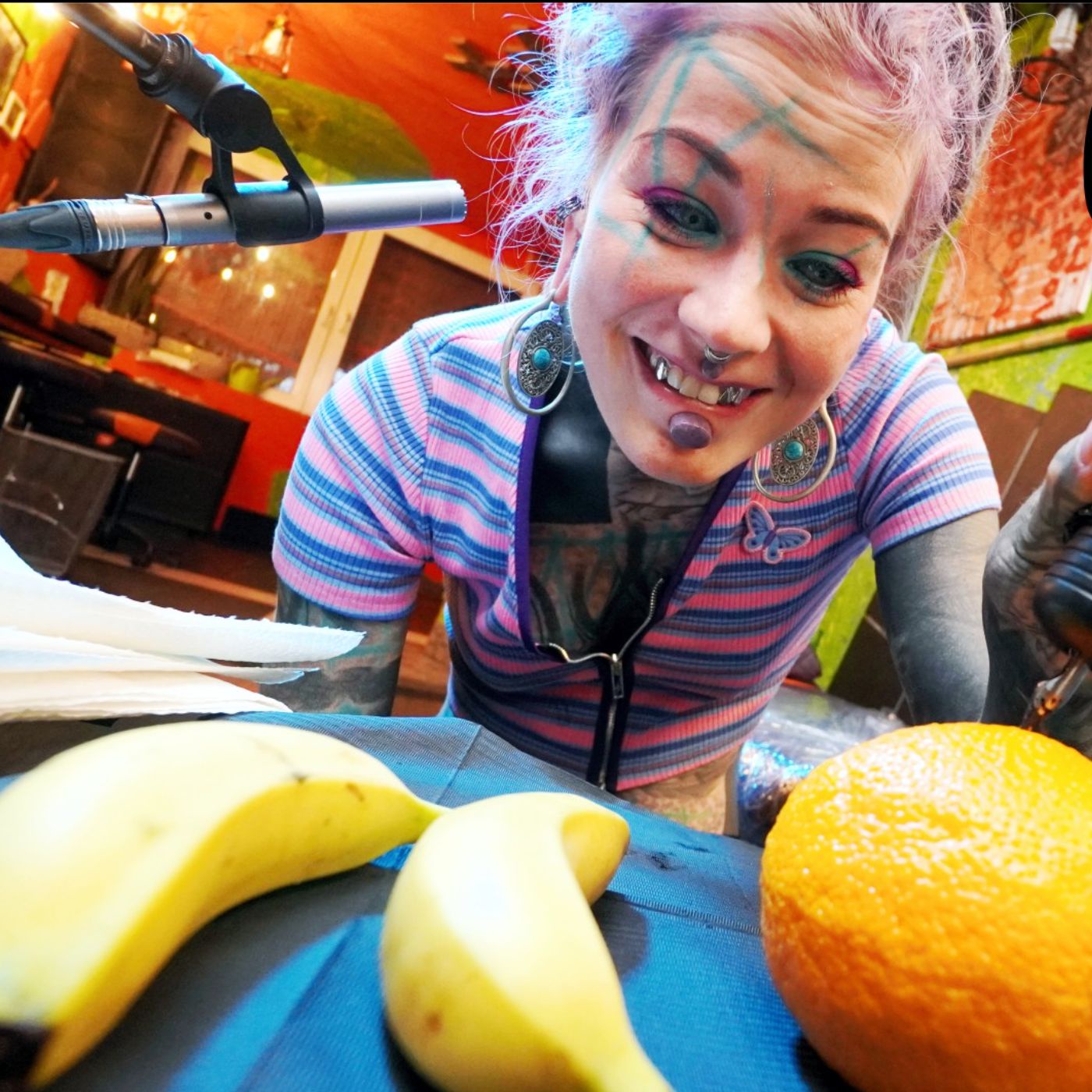 TATTOO artist future?  I ink fruits // female ASMR