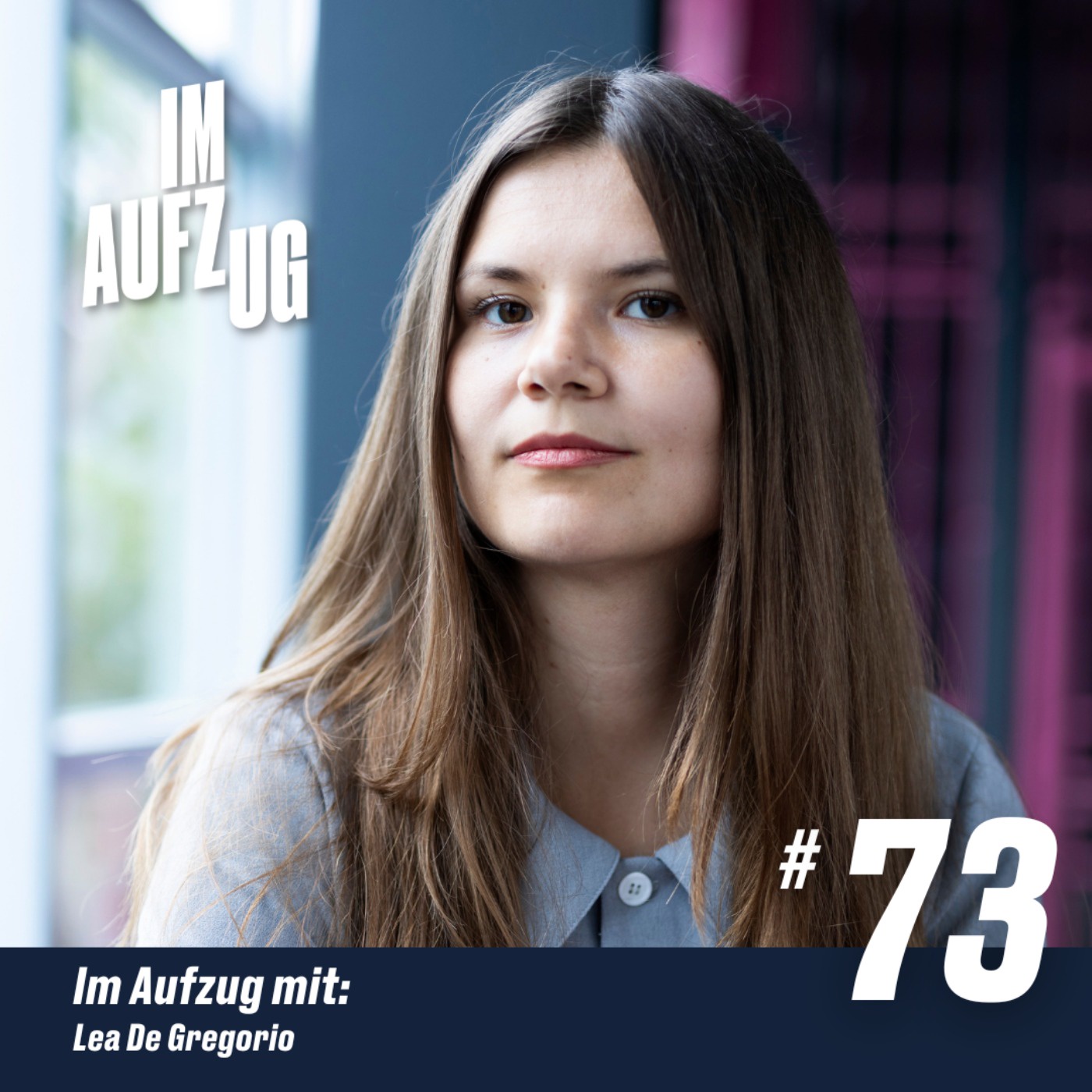 Im Aufzug mit Lea De Gregorio