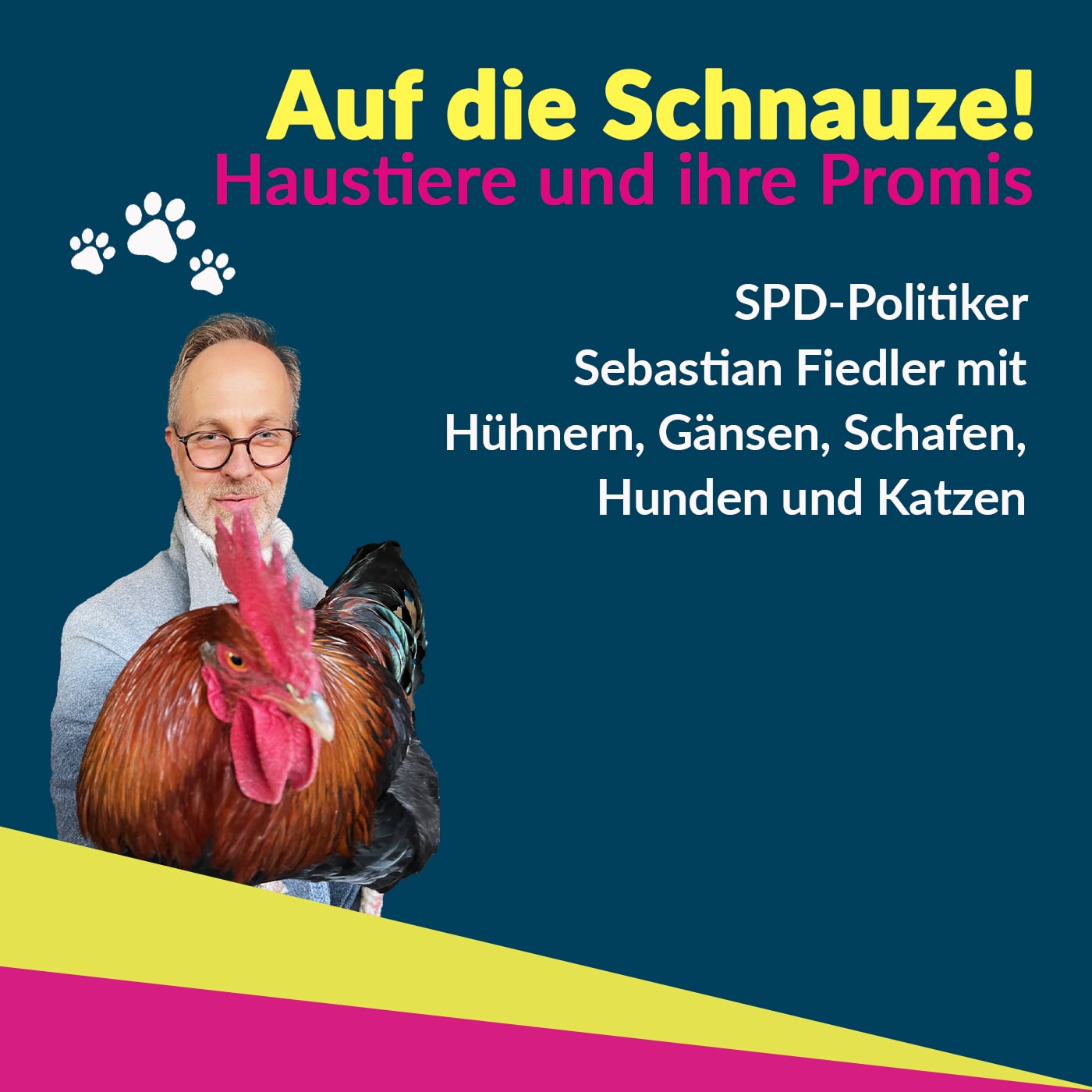 Sebastian Fiedler - Privat und beruflich ein Herz für Tiere