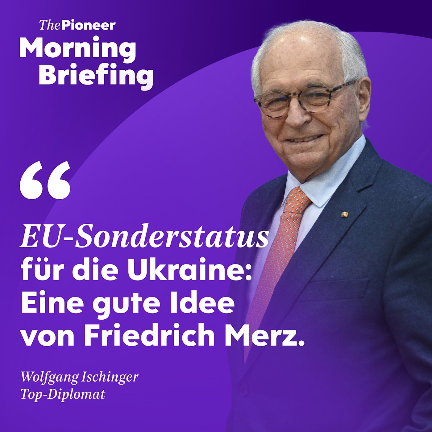 MSC-Chef Ischinger über neue Ukraine-Diplomatie | Musk, der Mars und die Billion | Grönland