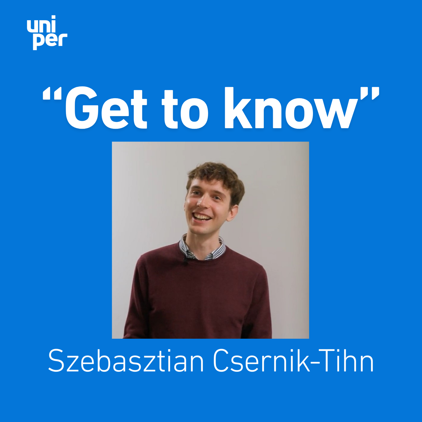 Get to know... Szebasztian Csernik-Tihn