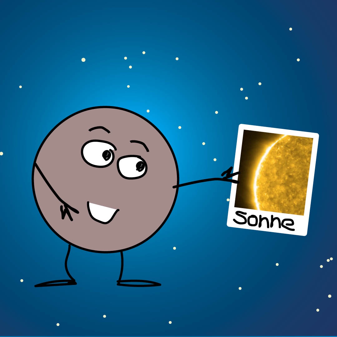 Pluto in der Kurzwelle: Sonnenfotografie