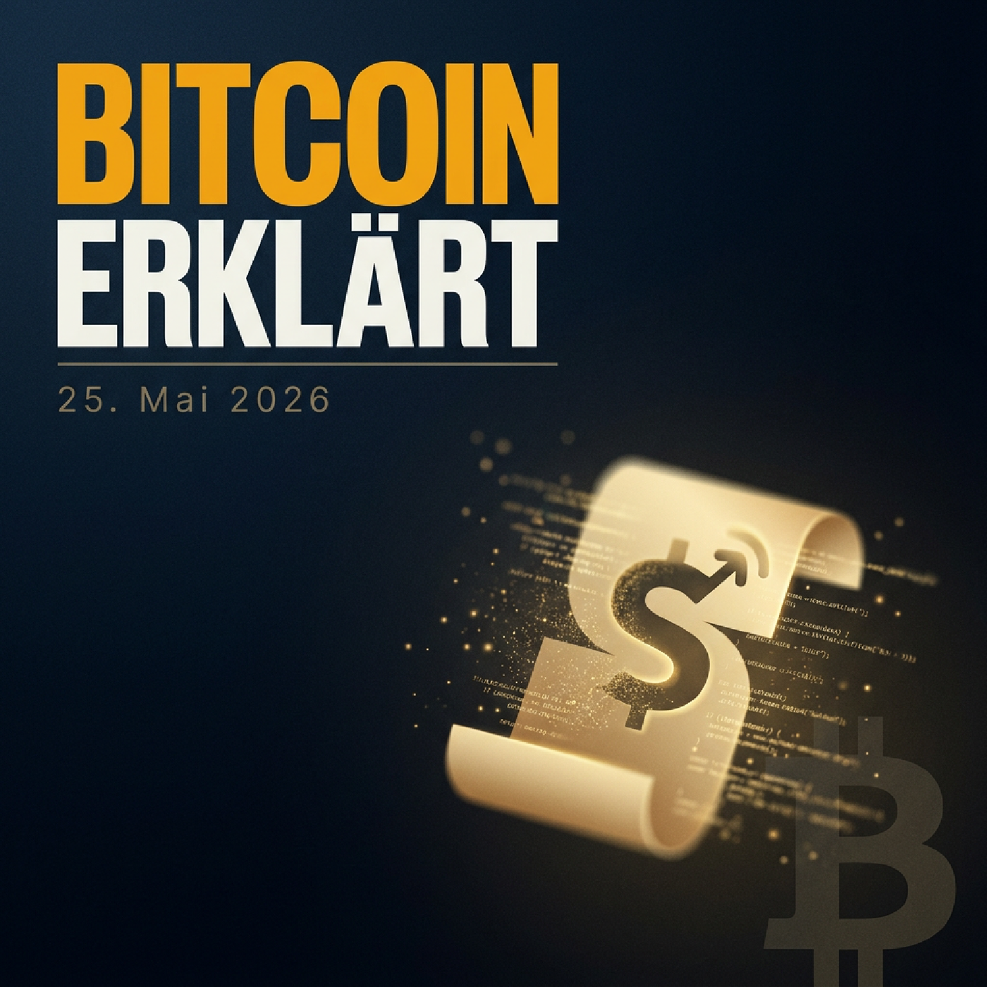 Bitcoin Erklärt · 25.05.2026 — Satoshis letzte Nachricht: Analyse und Bedeutung