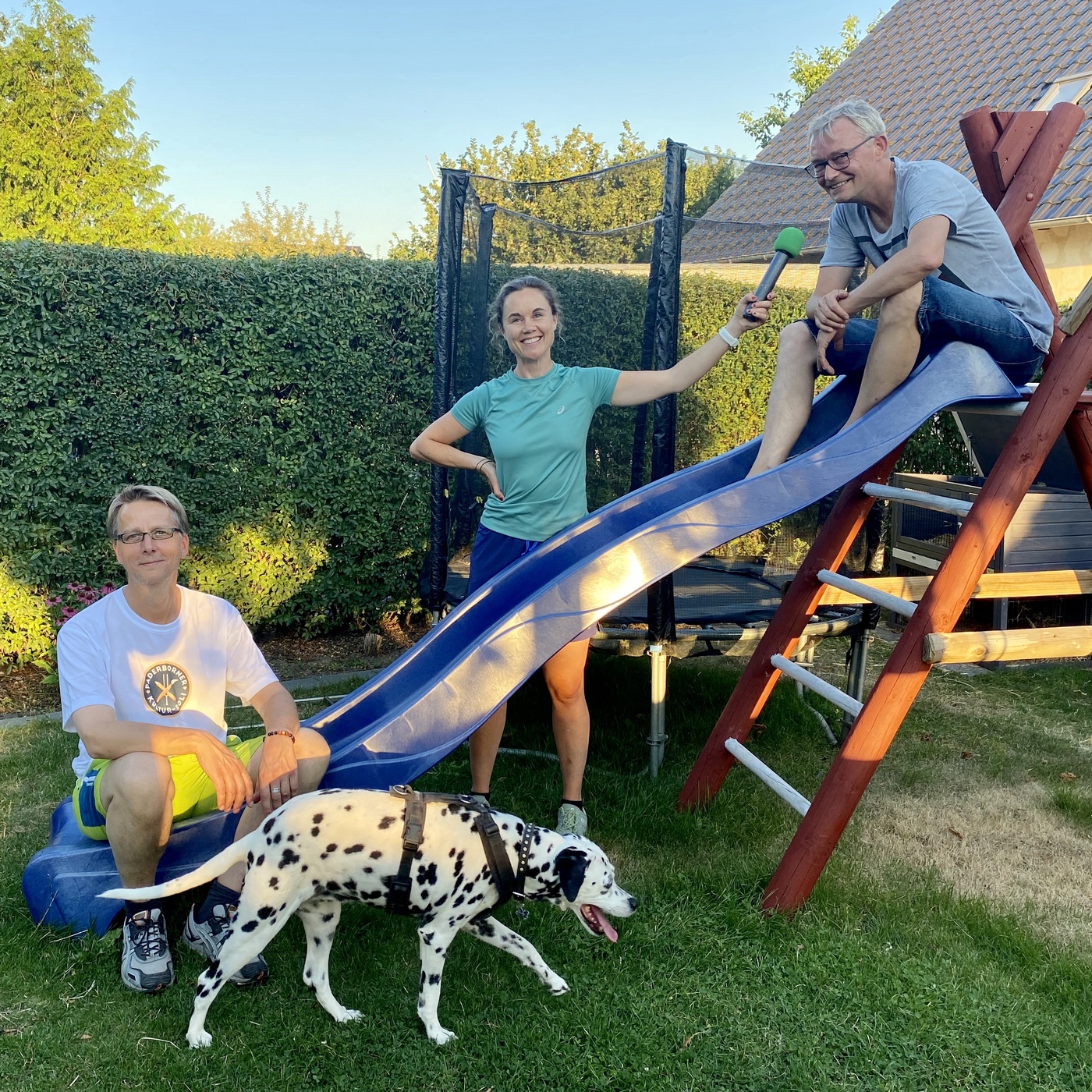 Laufen im Dienste der Kultur - Christian und Markus 