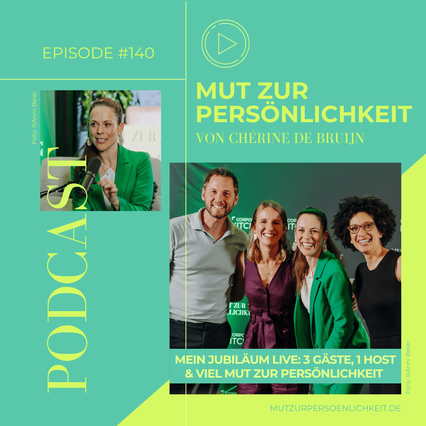 #140: Die Live-Jubiläumsfolge – 5 Podcastjahre, 3 Gäste und viel Mut zur Persönlichkeit 