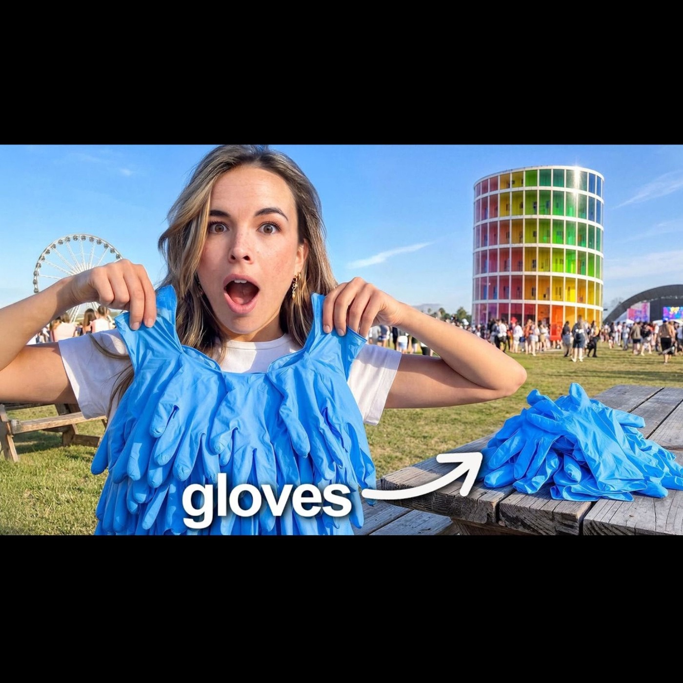 Creating COACHELLA Outfits Using Random Objects