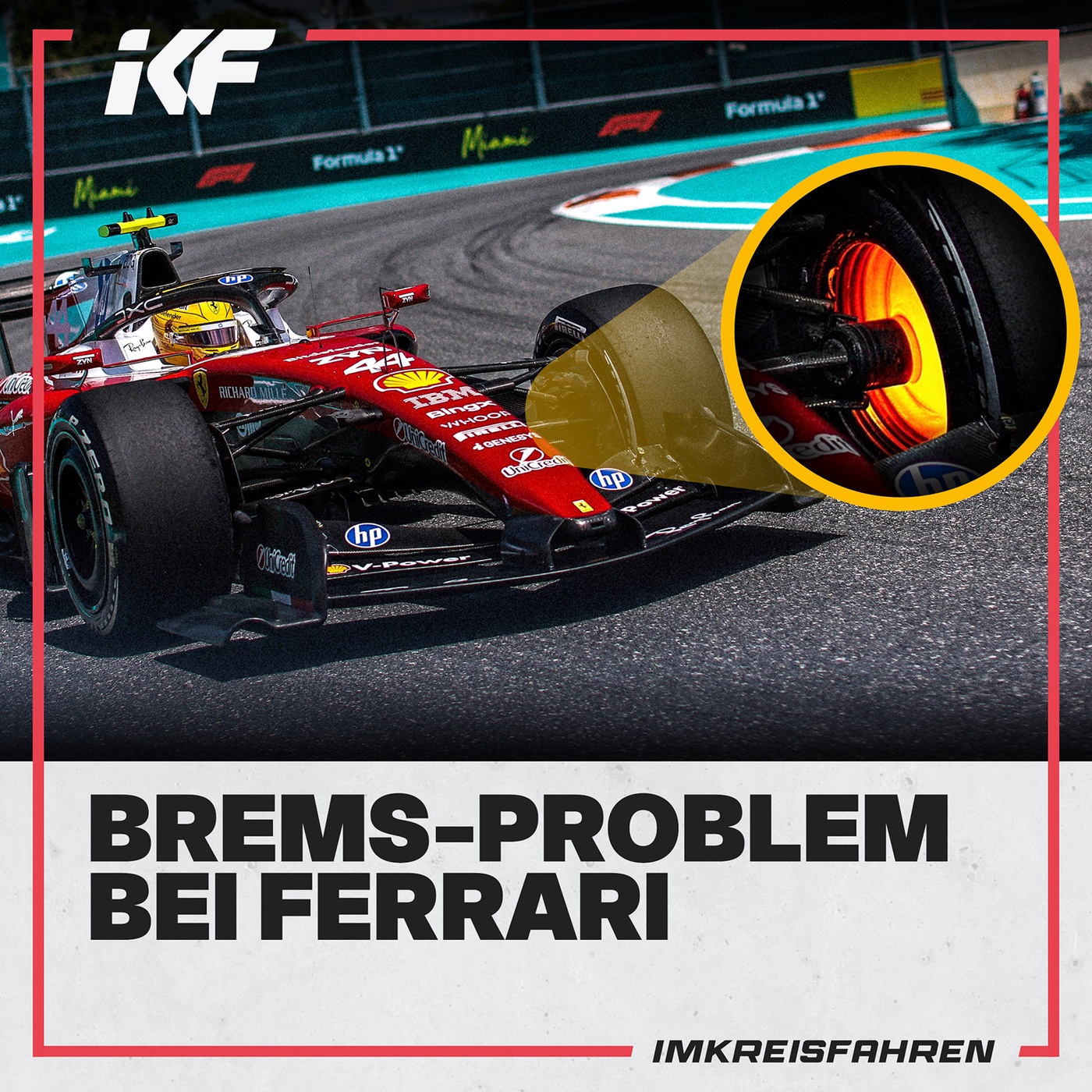 Ferraris Bremsen-Dilemma: Warum Hamilton plötzlich schneller ist