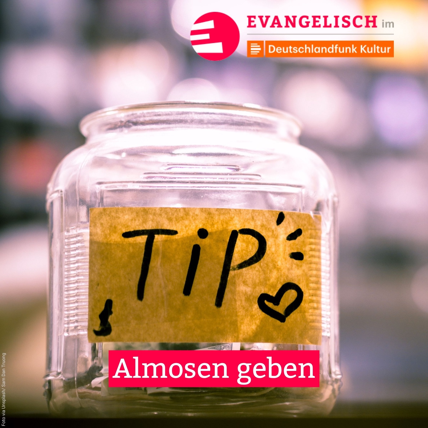Almosen geben
