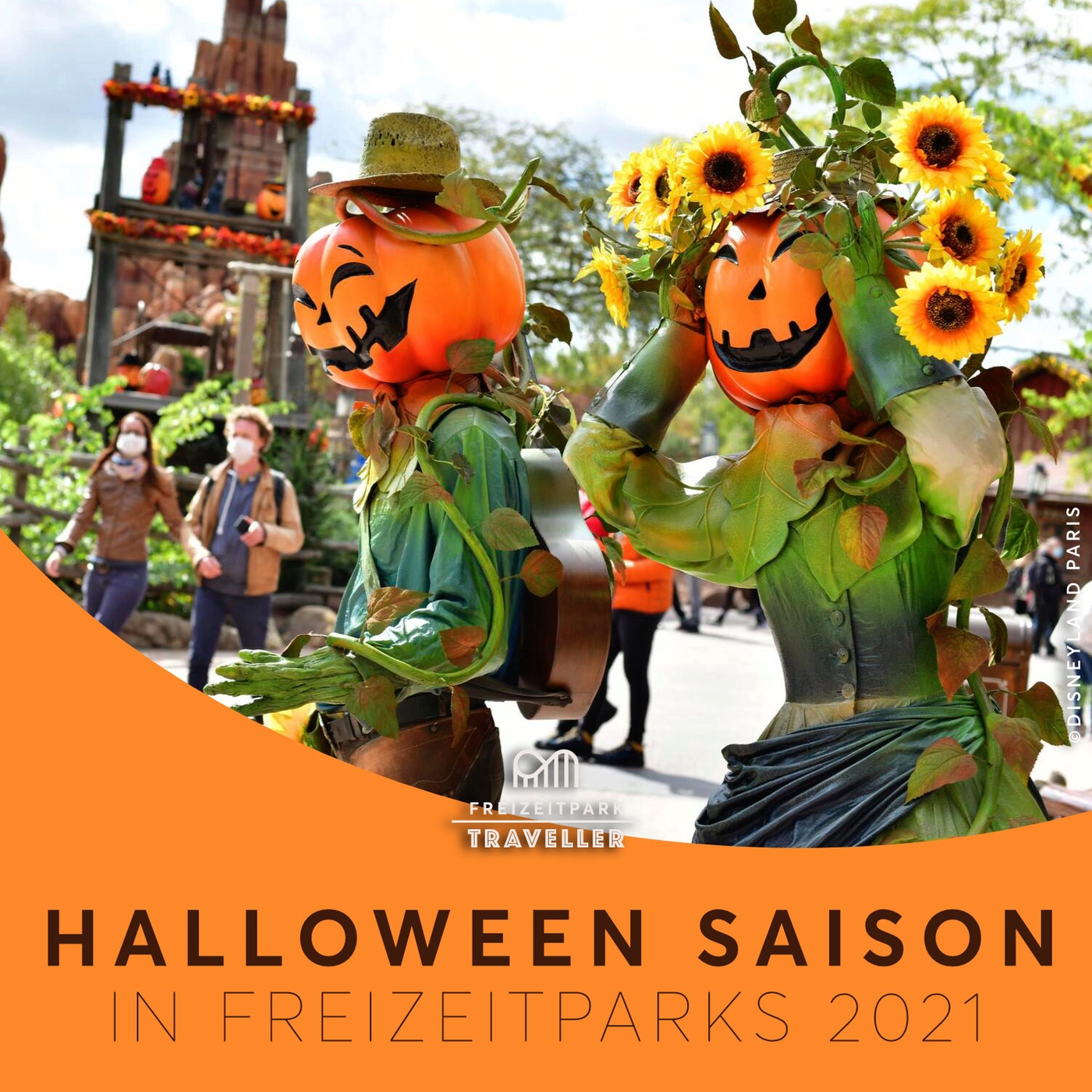 Halloween Saison in Freizeitparks 2021