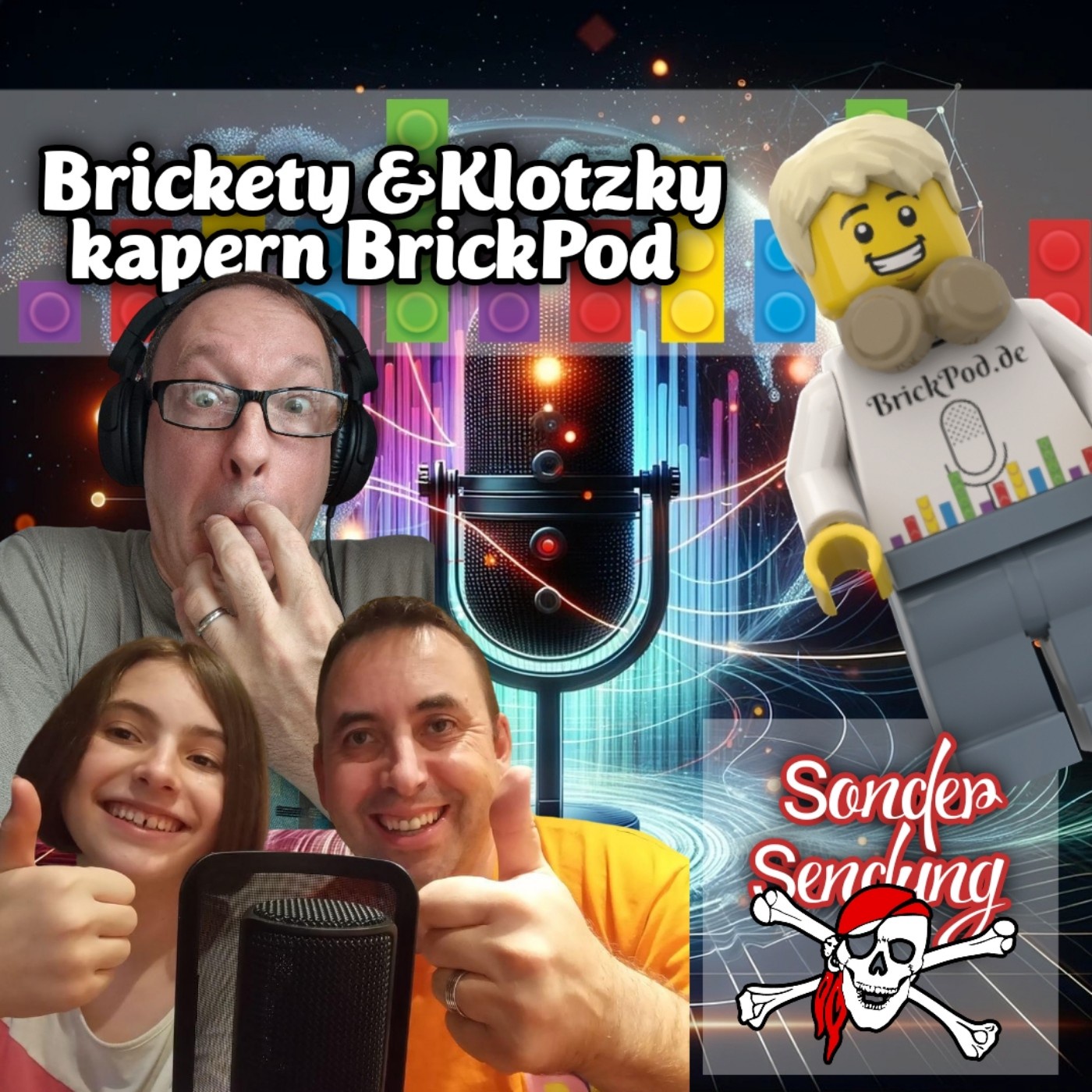 Sondersendung Brickety und Klotzky kapern BrickPod