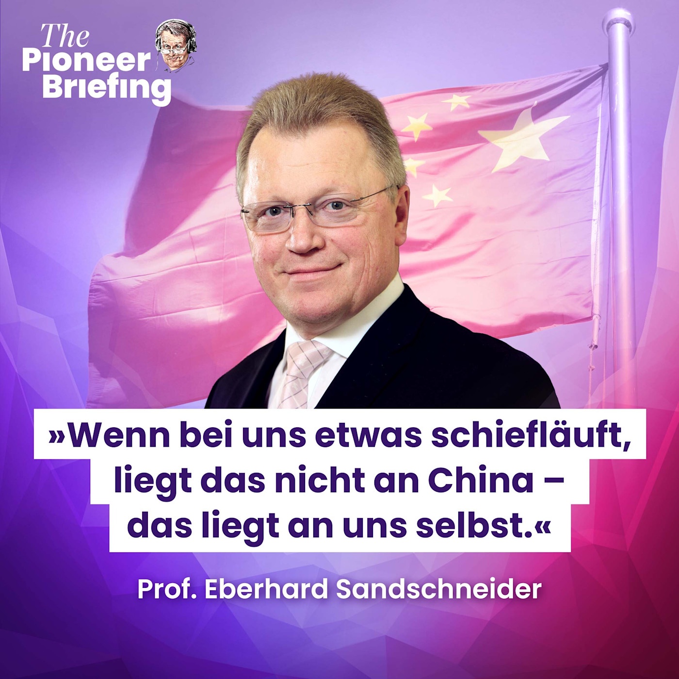 Prof. Sandschneider: „China: das Zauberwort heißt Respekt.”