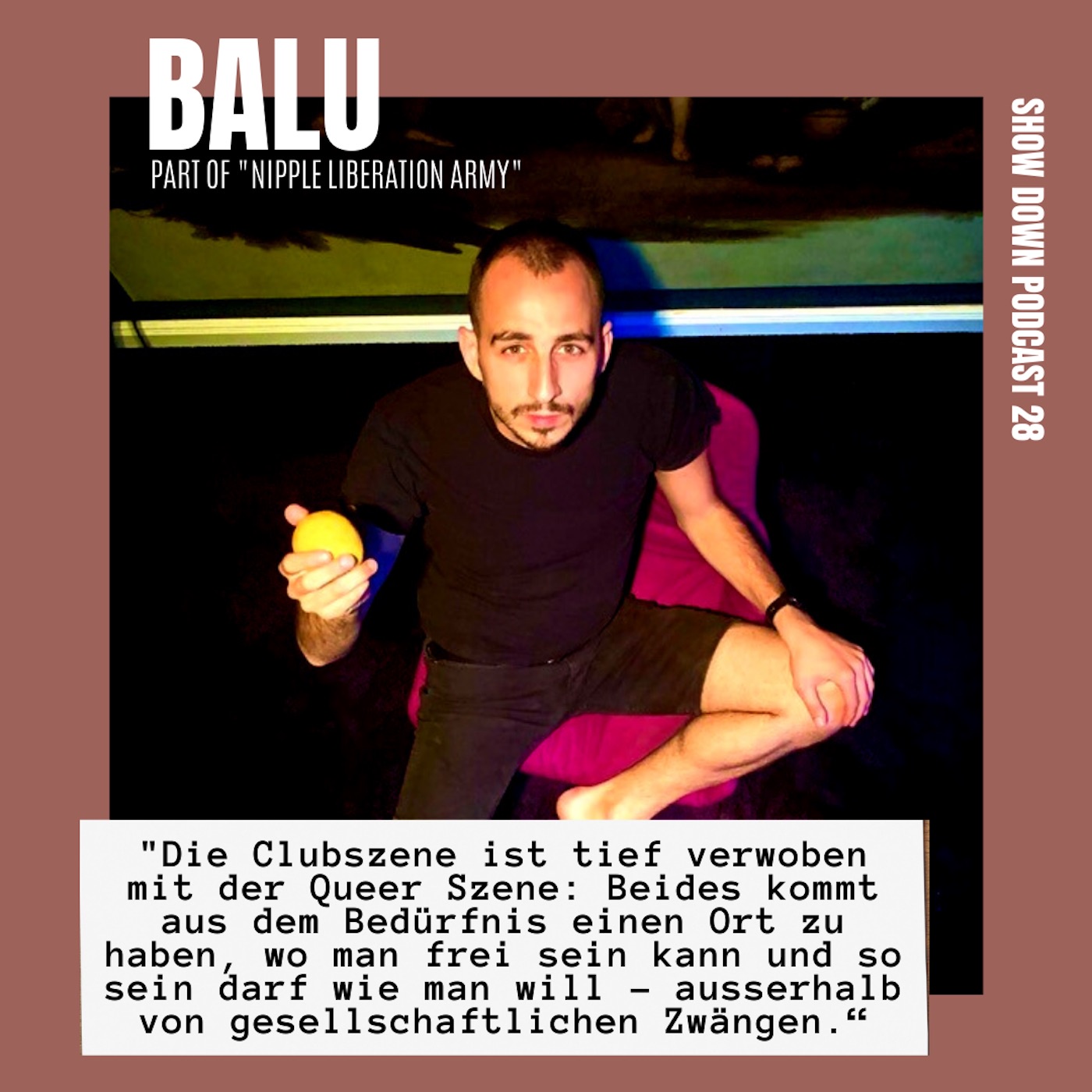 #28 - Balu über Fuck Your Gender Partys, Cis-Männer und Queer Konferenzen