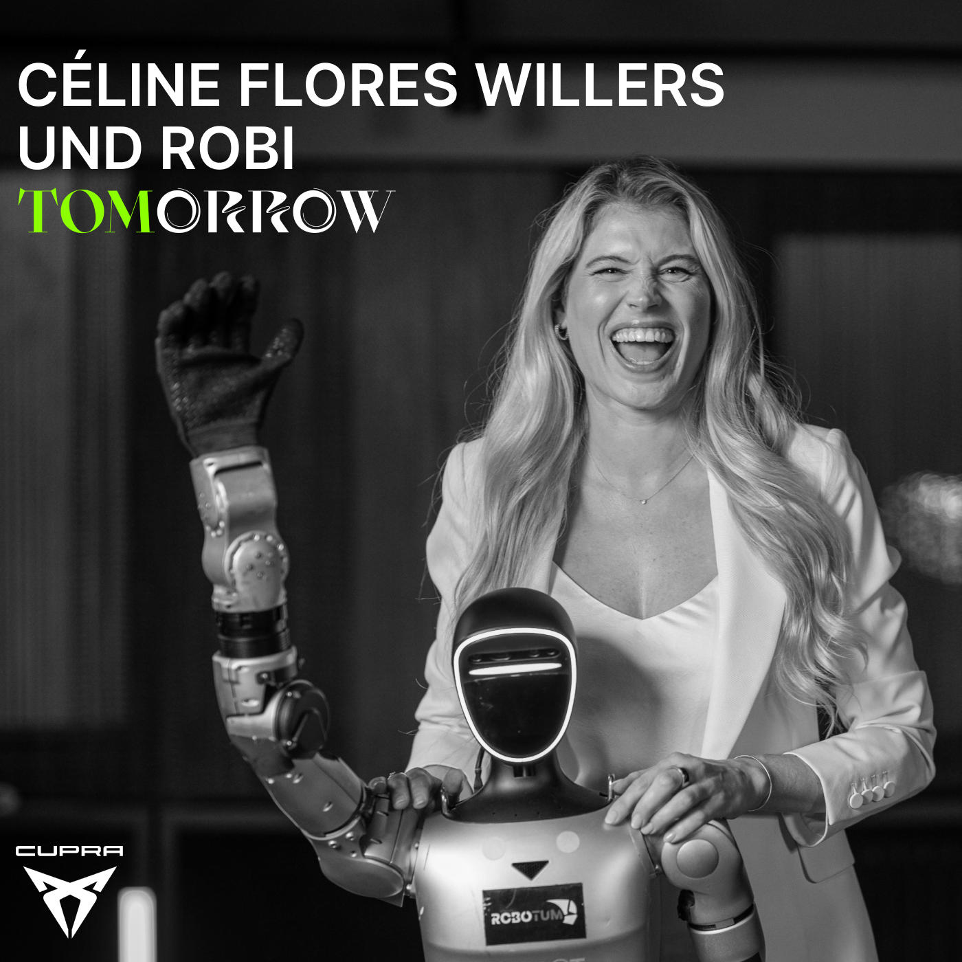WELTPREMIERE: Der erste humanoide Roboter im Podcast – mit Céline Flores Willers