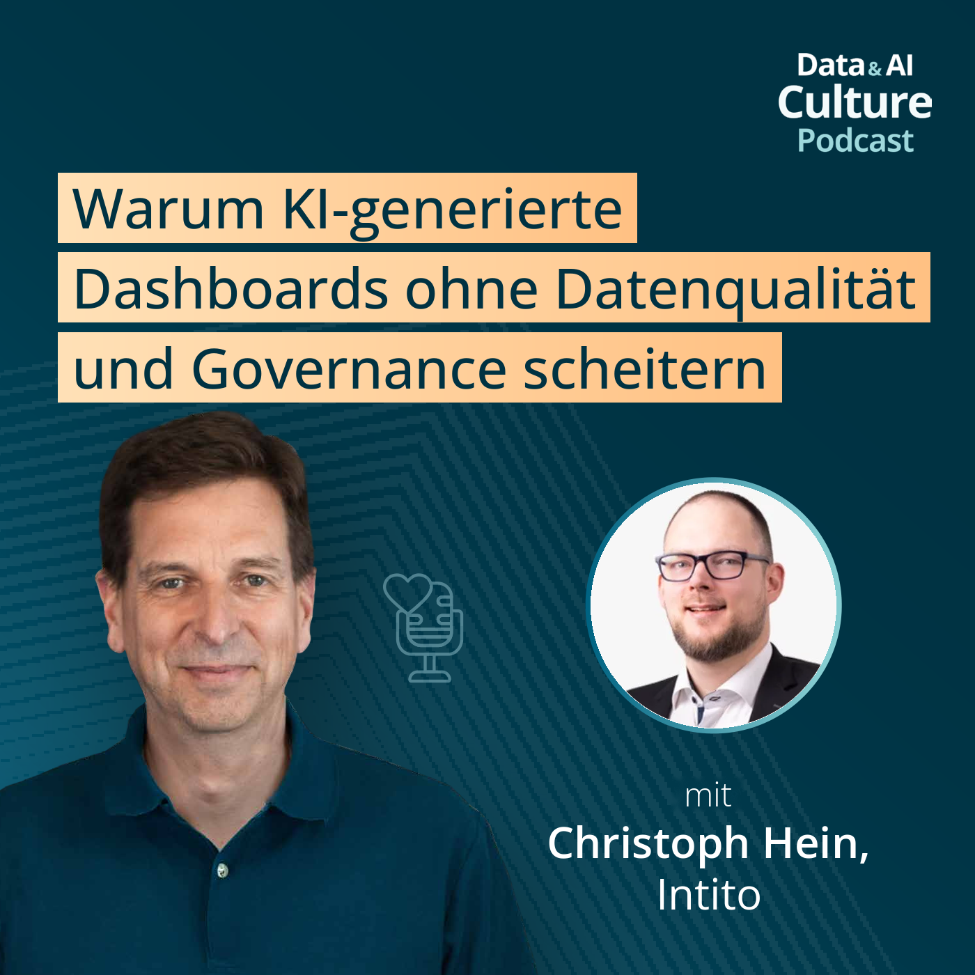 Warum KI-generierte Dashboards ohne Datenqualität und Governance scheitern – mit Christoph Hein, Intito