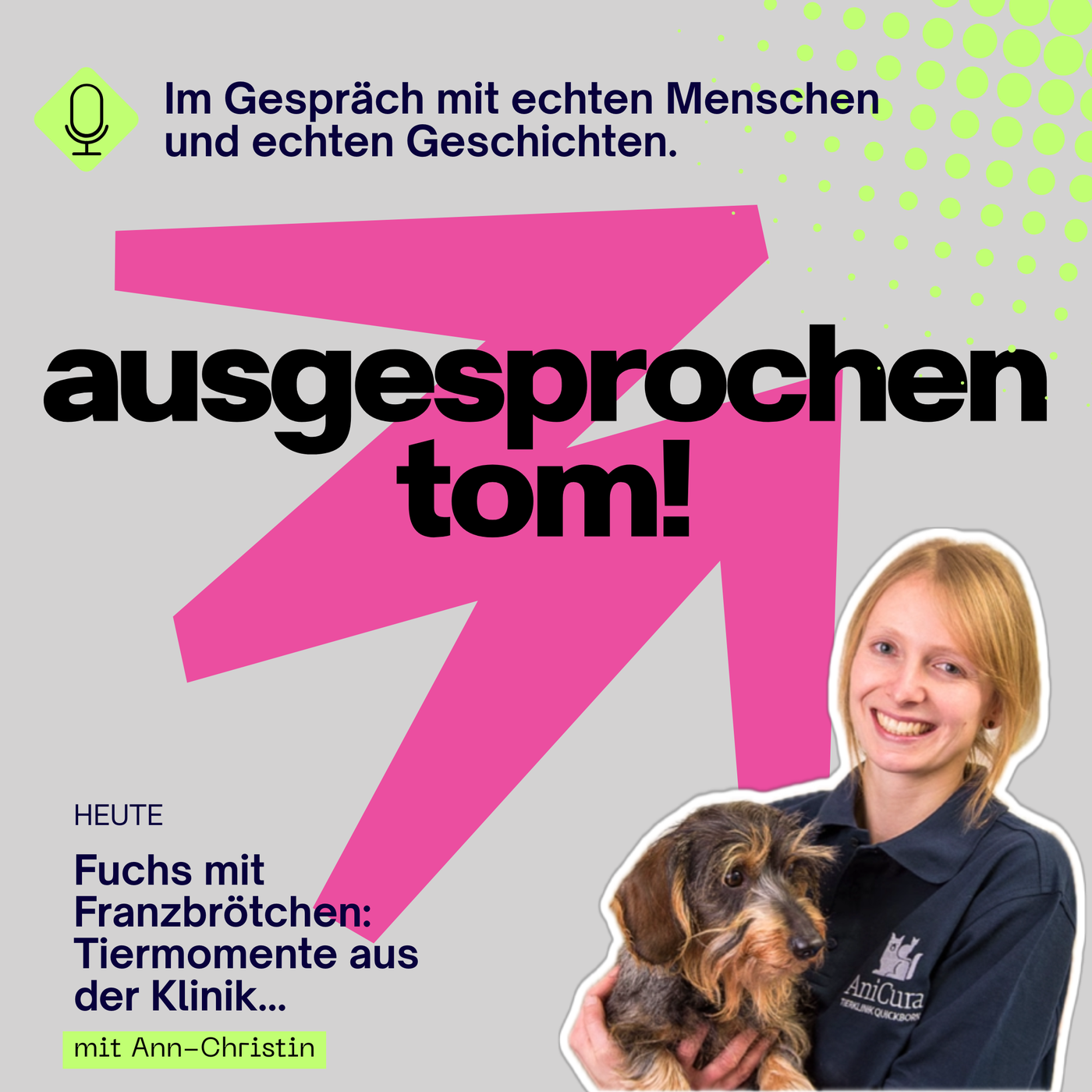 Fuchs mit Franzbrötchen: Tiermomente aus der Klinik - mit Ann-Christin